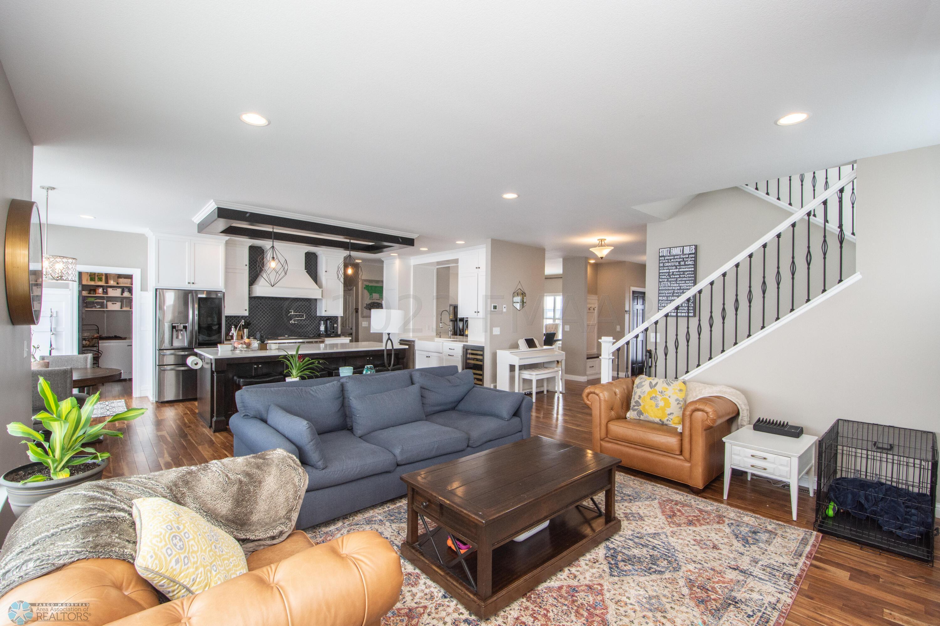 Main floor living room-9 foot ceilings
