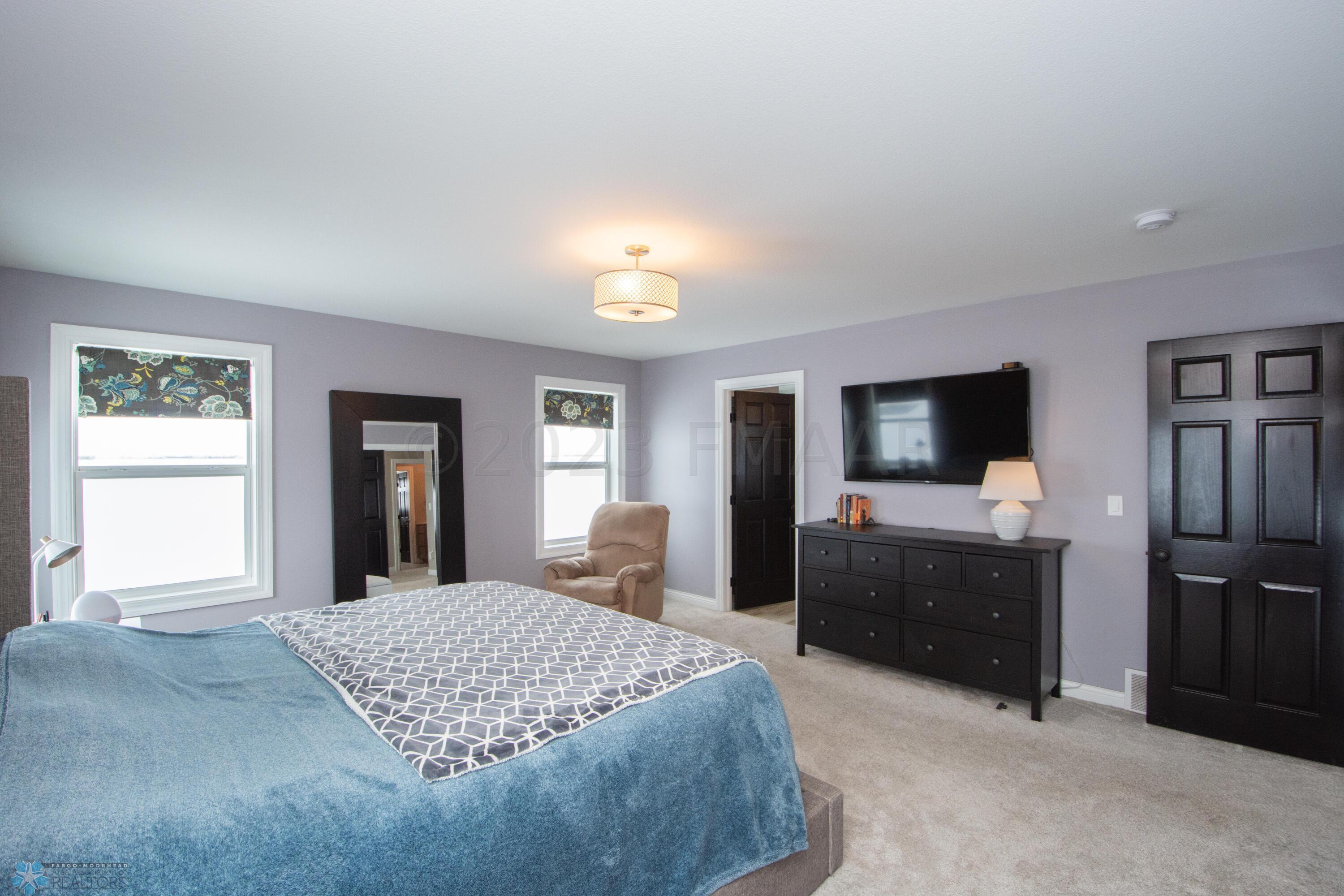 Master bedroom with on suite bathroom