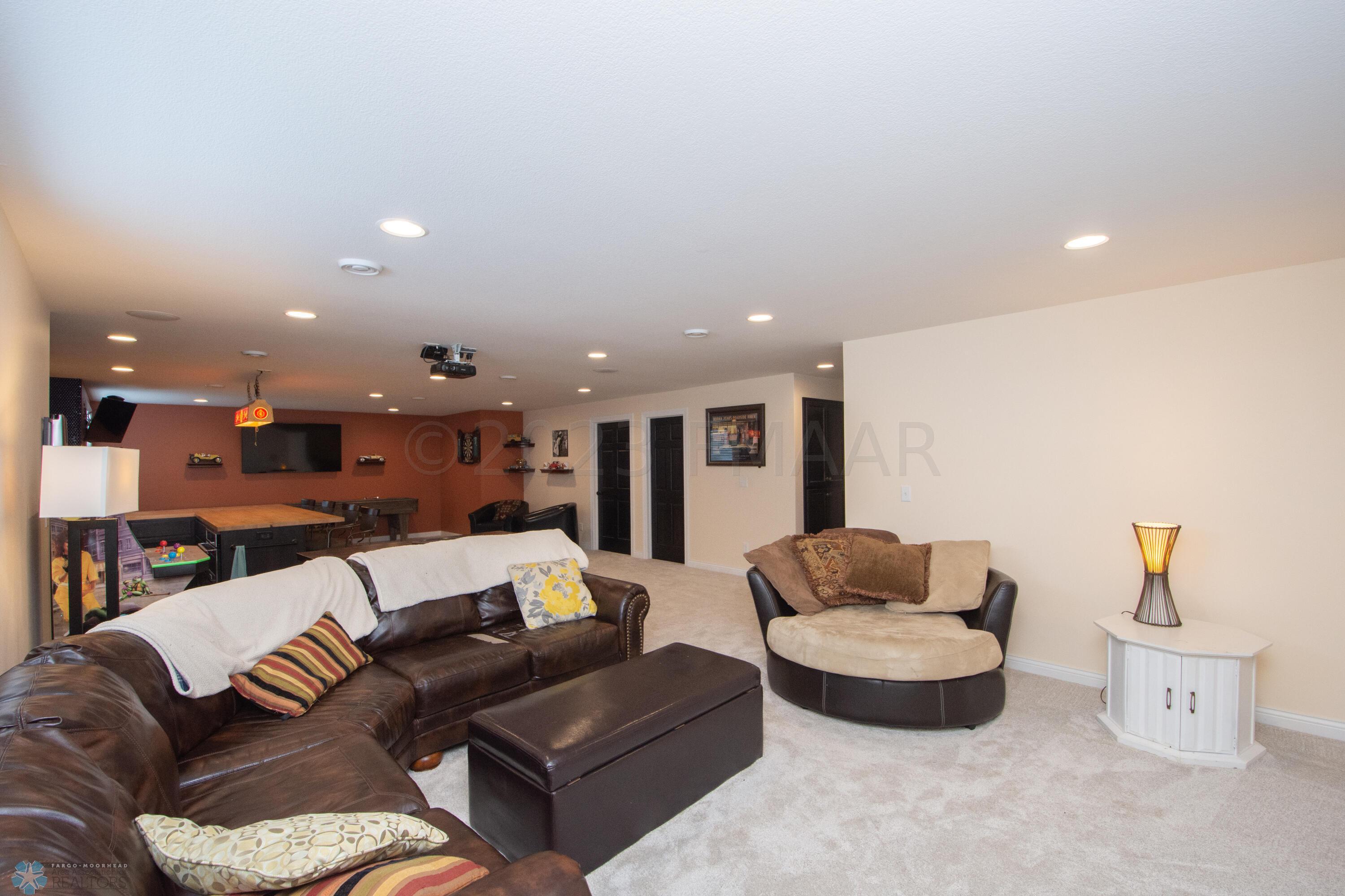 Basement family room