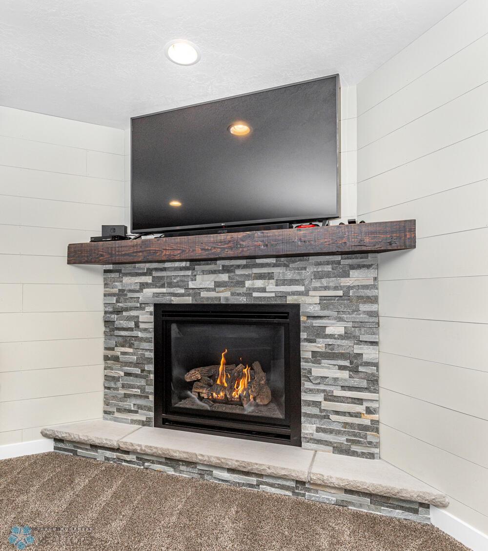 Lower Level Fireplace