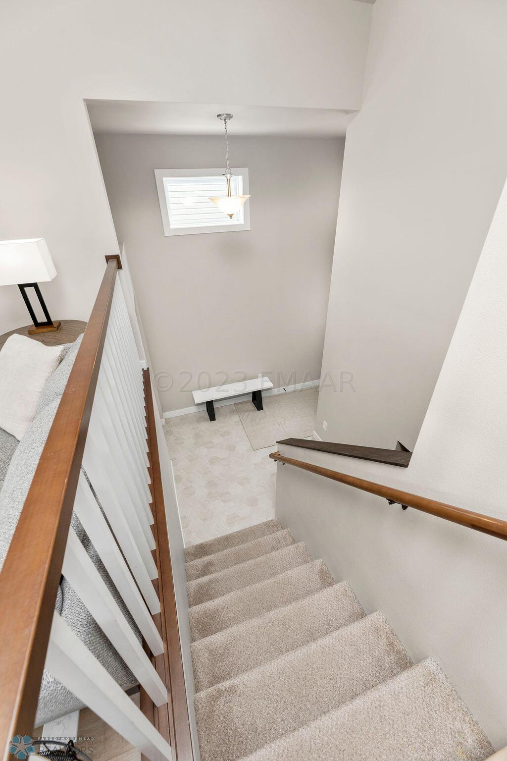 View down to Entryway