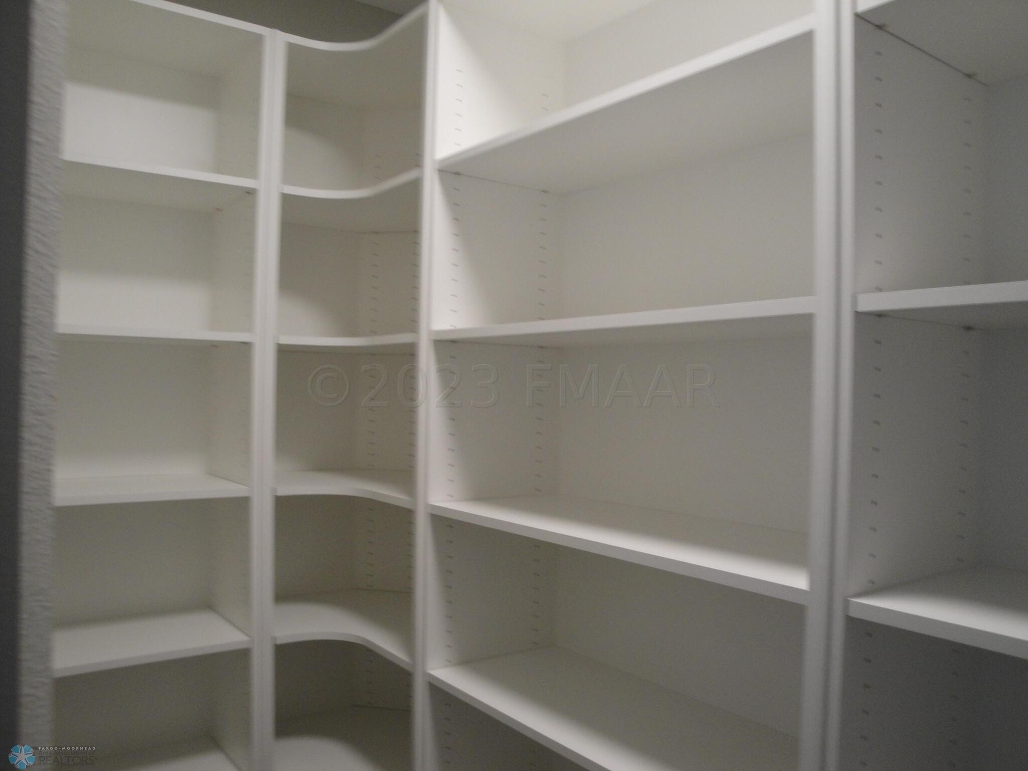 Walk-in kitchen pantry
