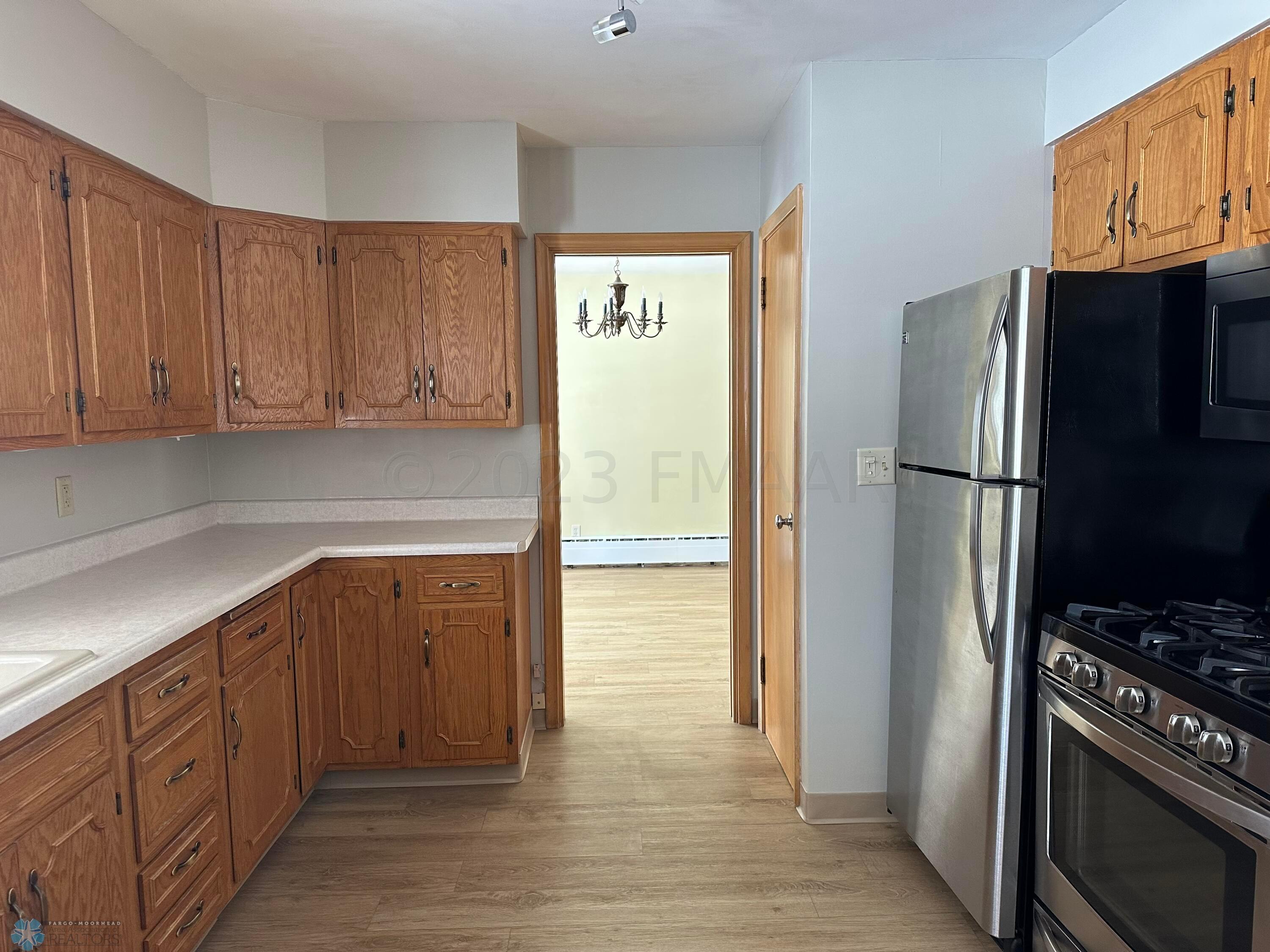Kitchen View to Dining Room