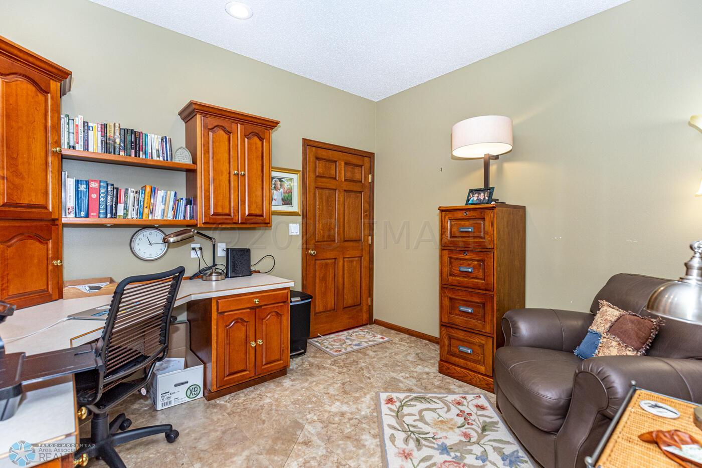 Main Office with built in