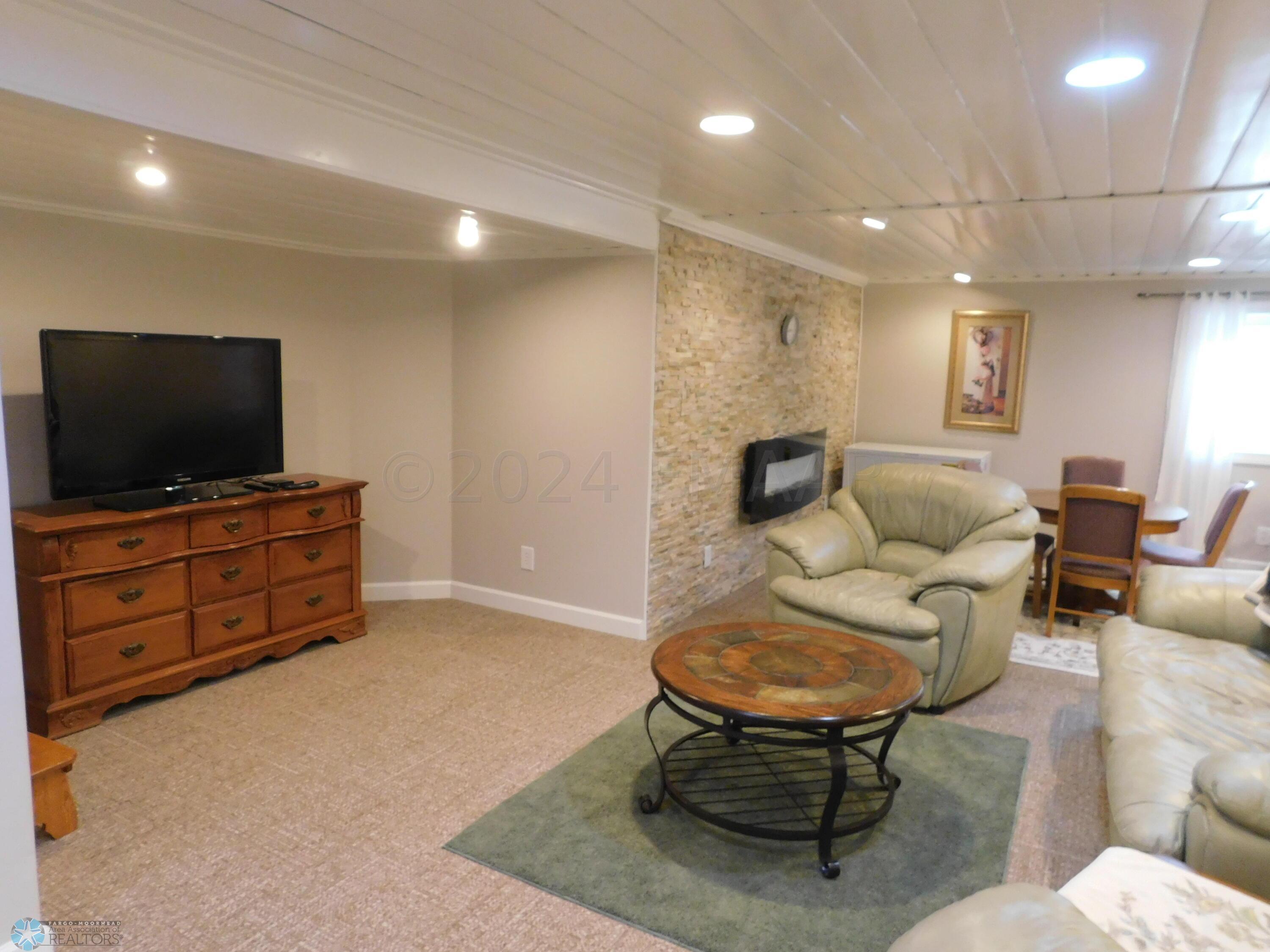 basement family room