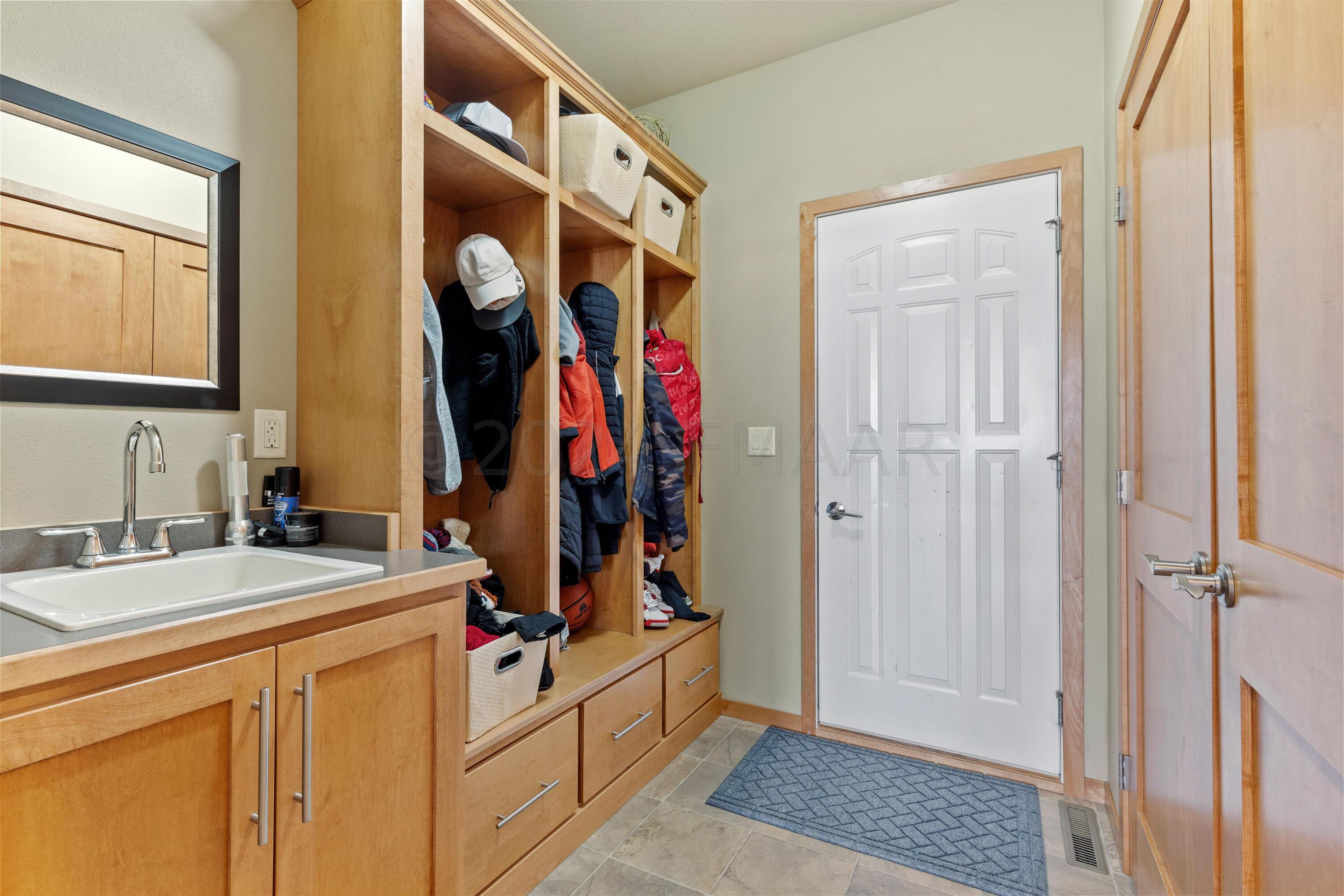 Entry from garage