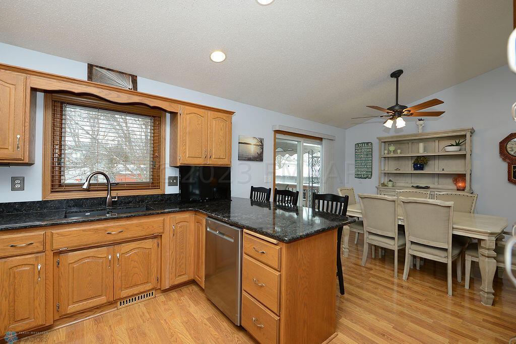 Kitchen Open to Dining