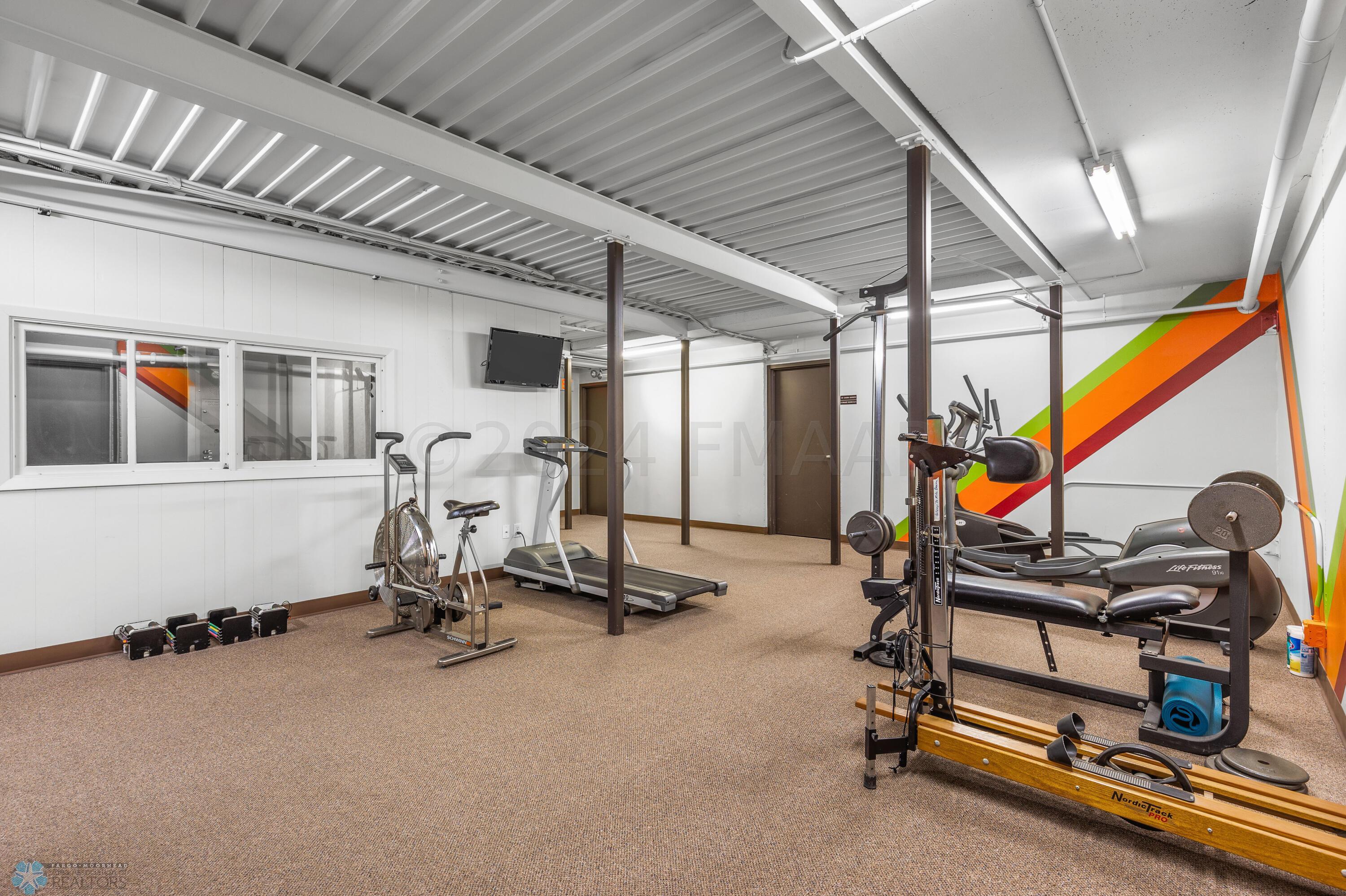 workout area