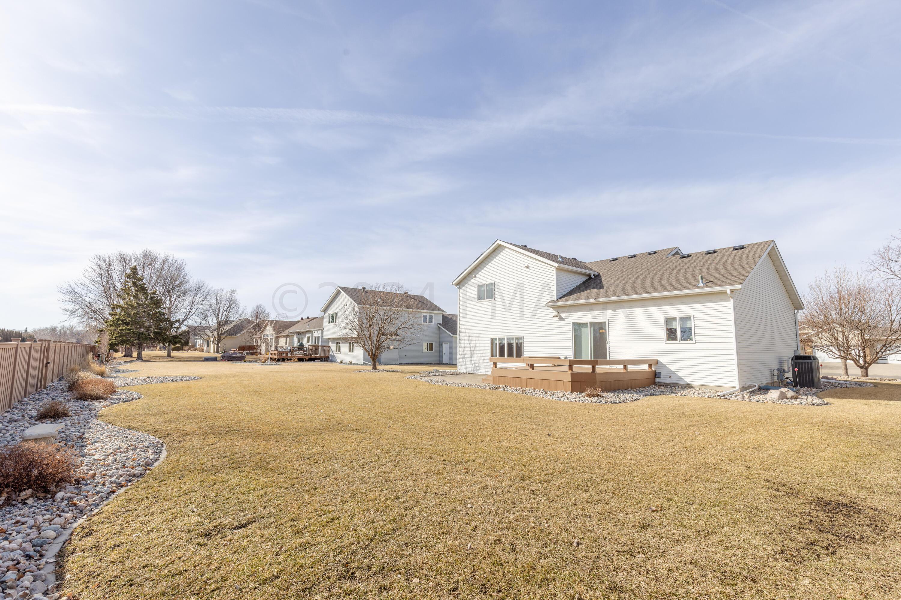 Large yard