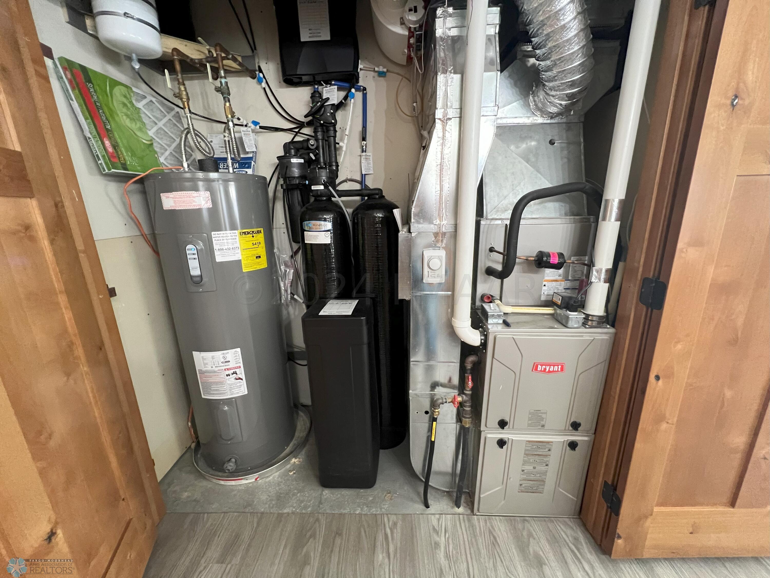 New furnace - water heater - water co