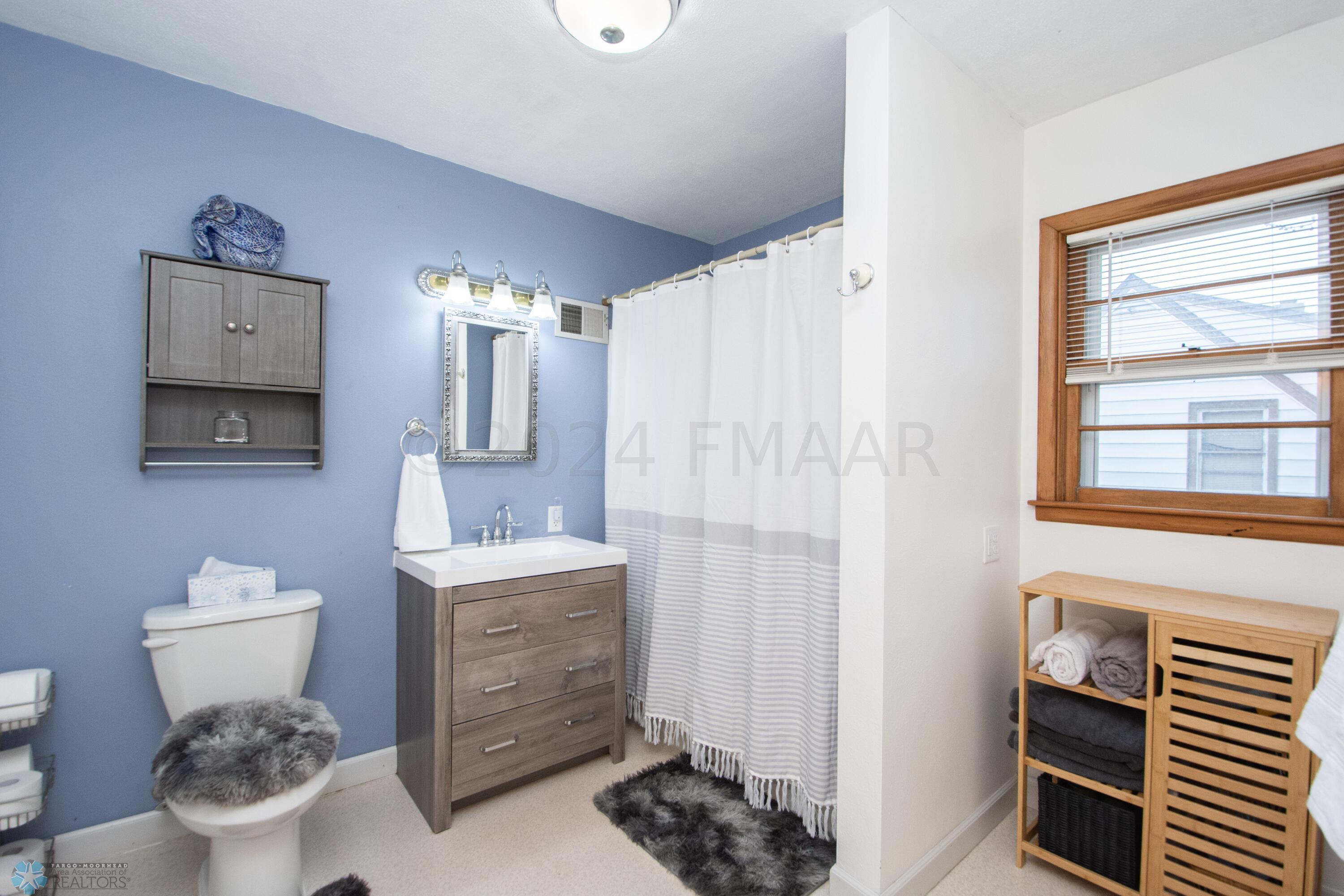 full bath on second level
