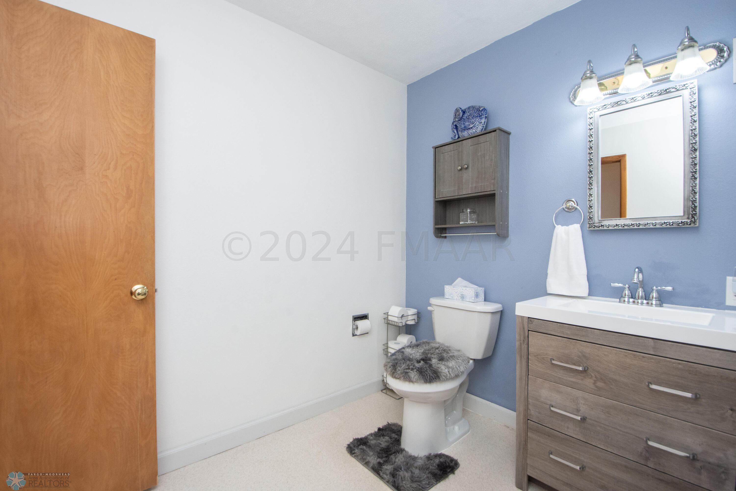 full bath on second level