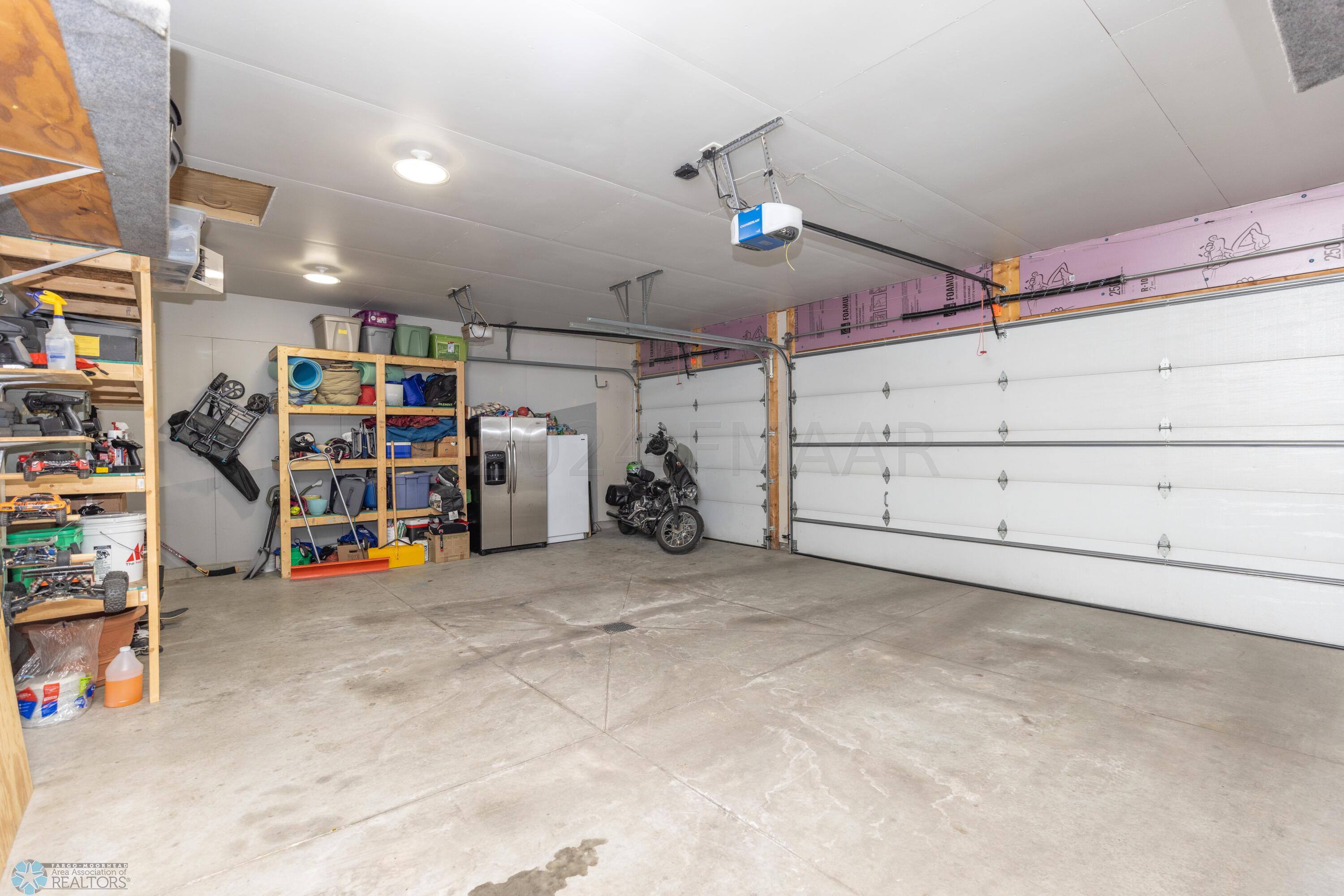 3 stall heated garage