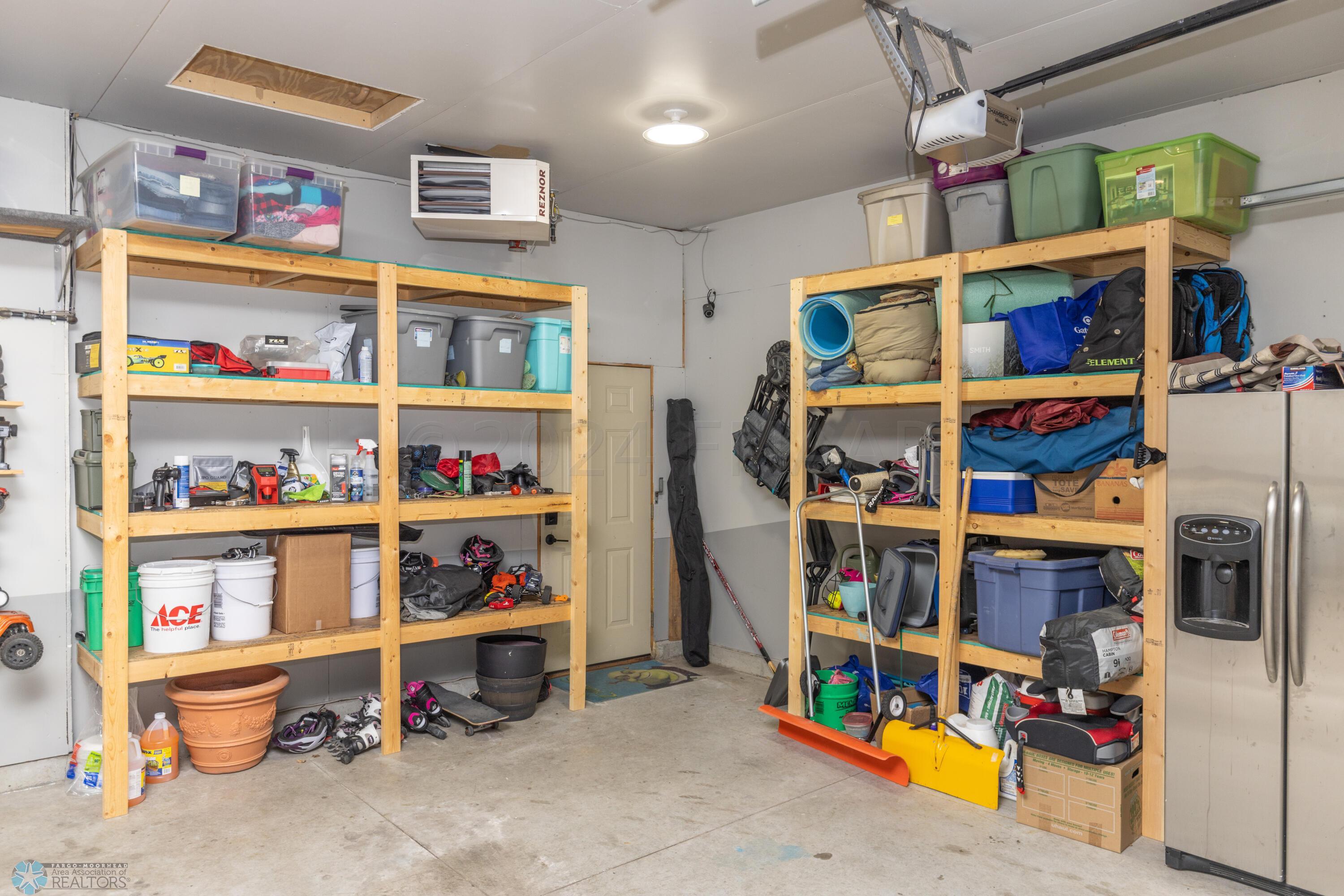 3 stall heated garage