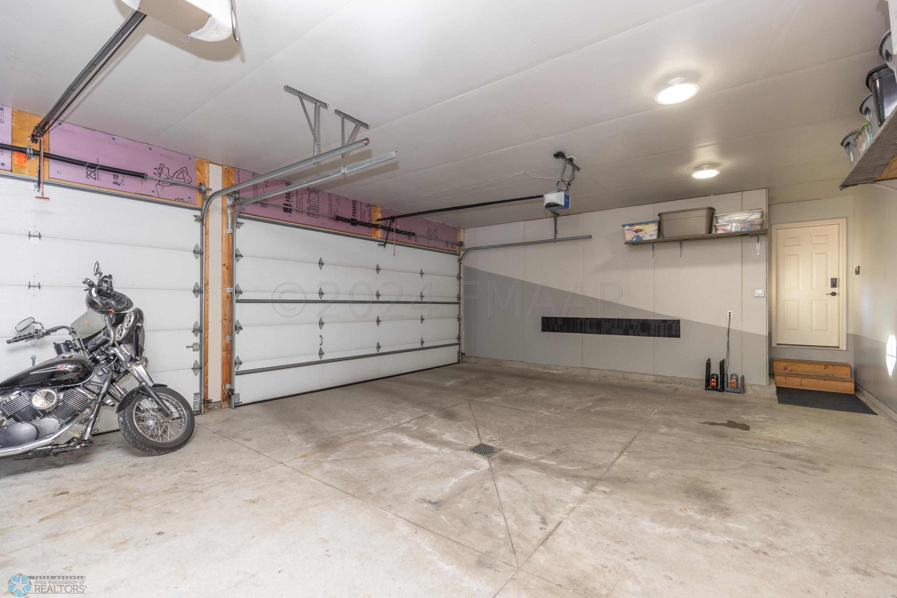 3 stall heated garage