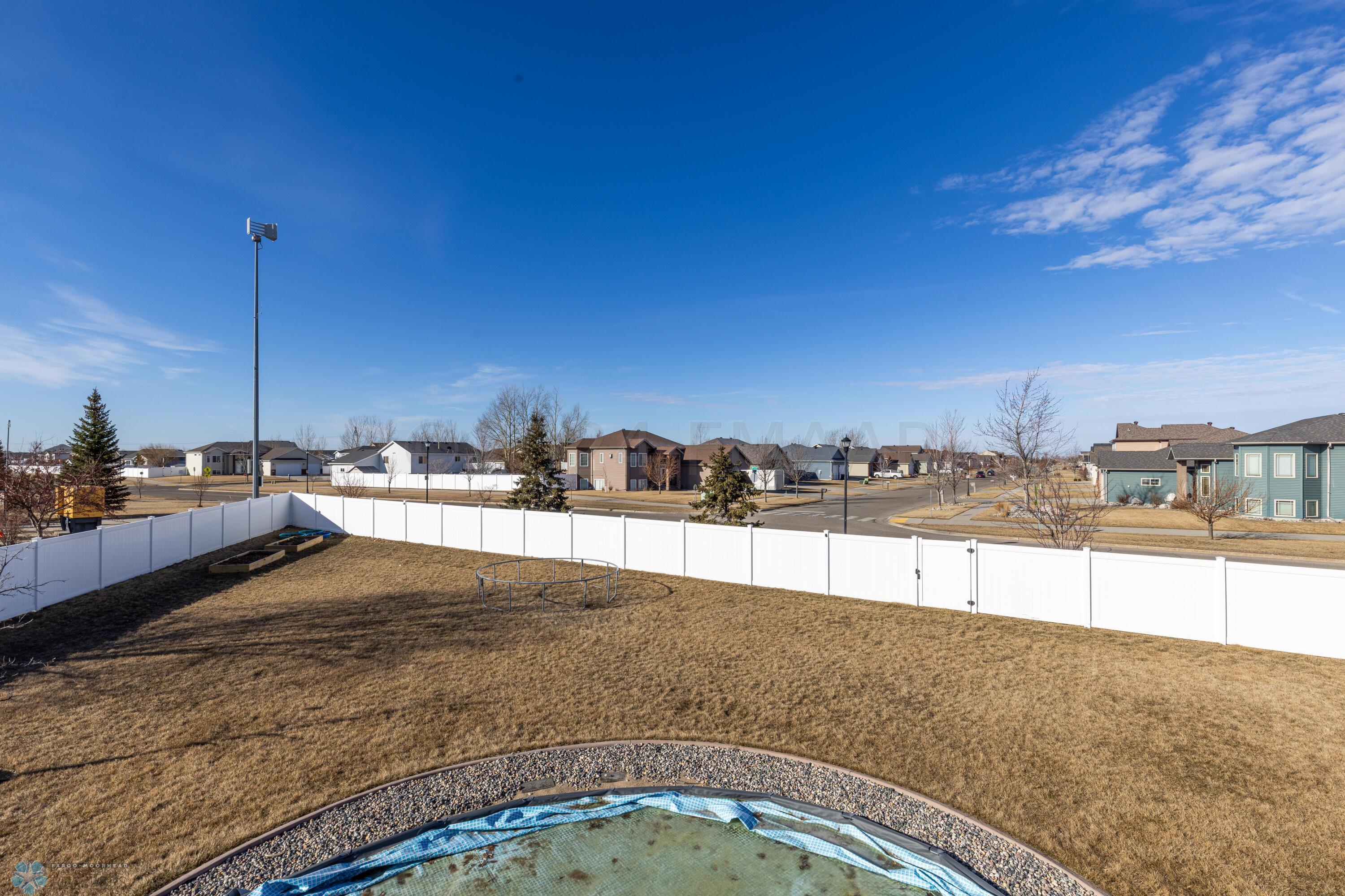 Large fully fenced backyard