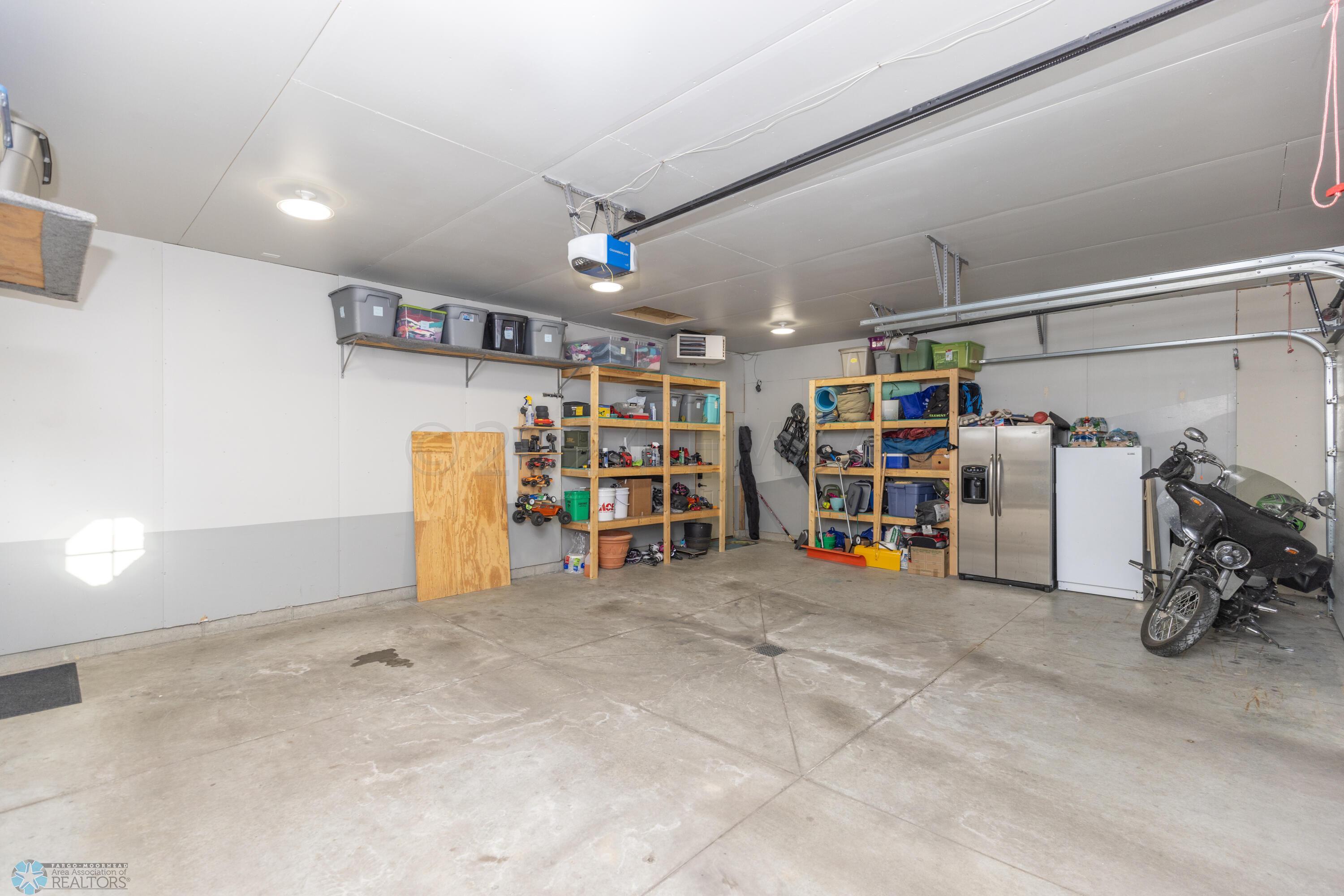 3 stall heated garage