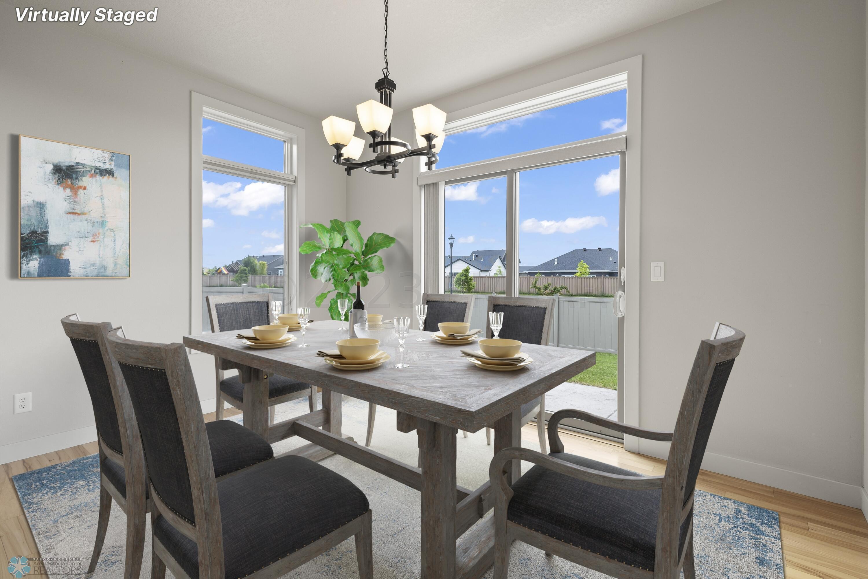 Dining Area - Virtually Staged