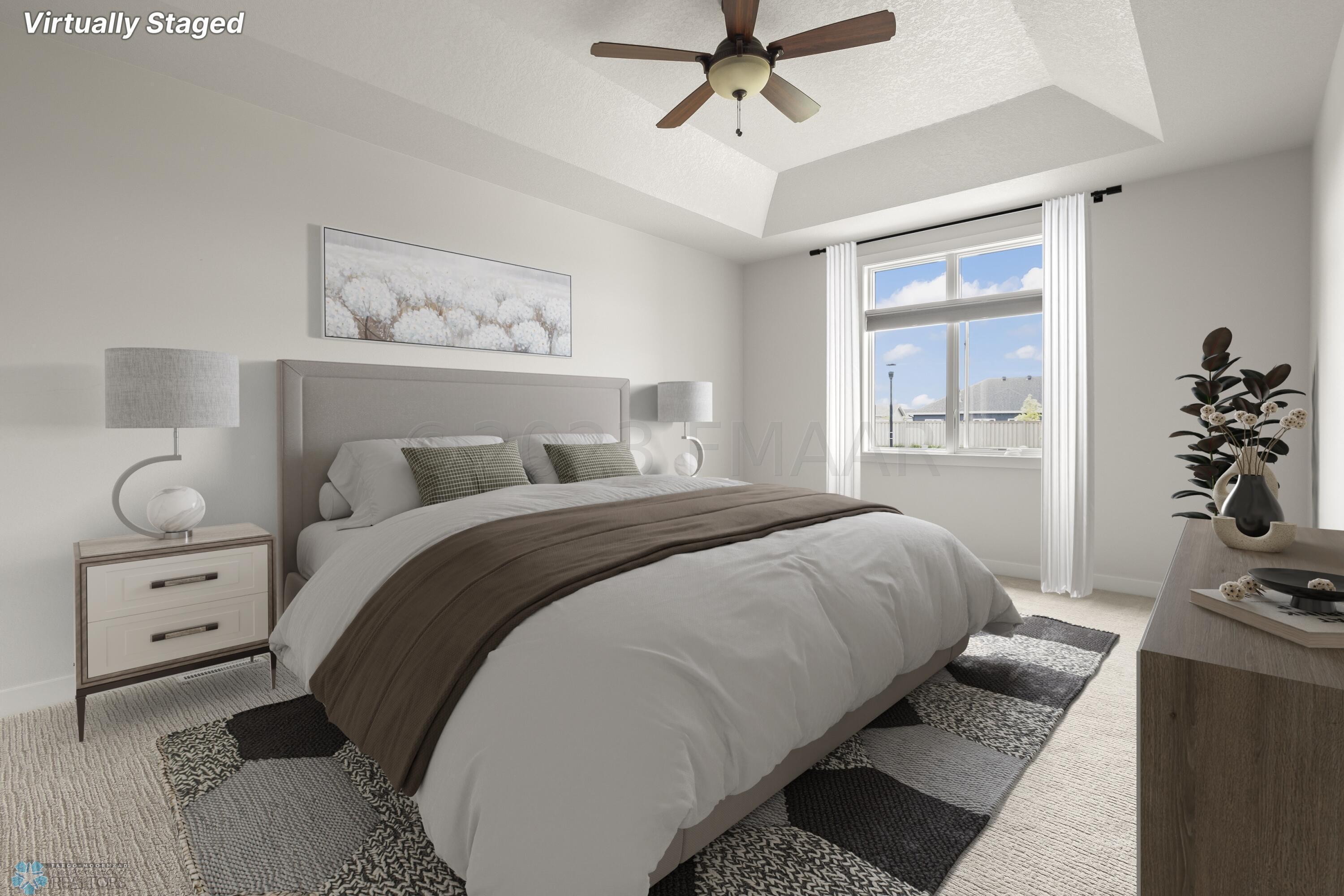 Primary Bedroom - Virtually Staged