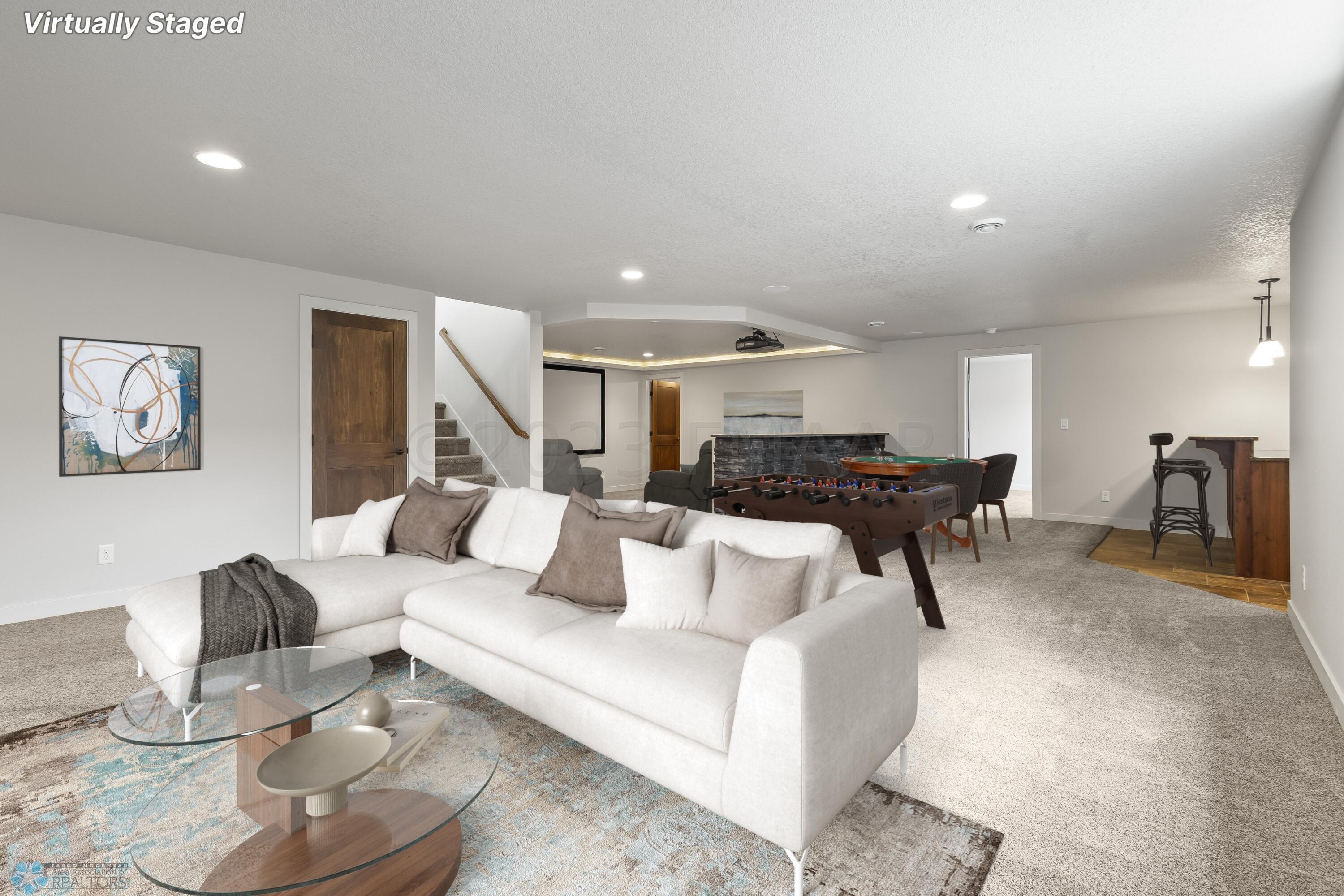 Family Room - Virtually Staged
