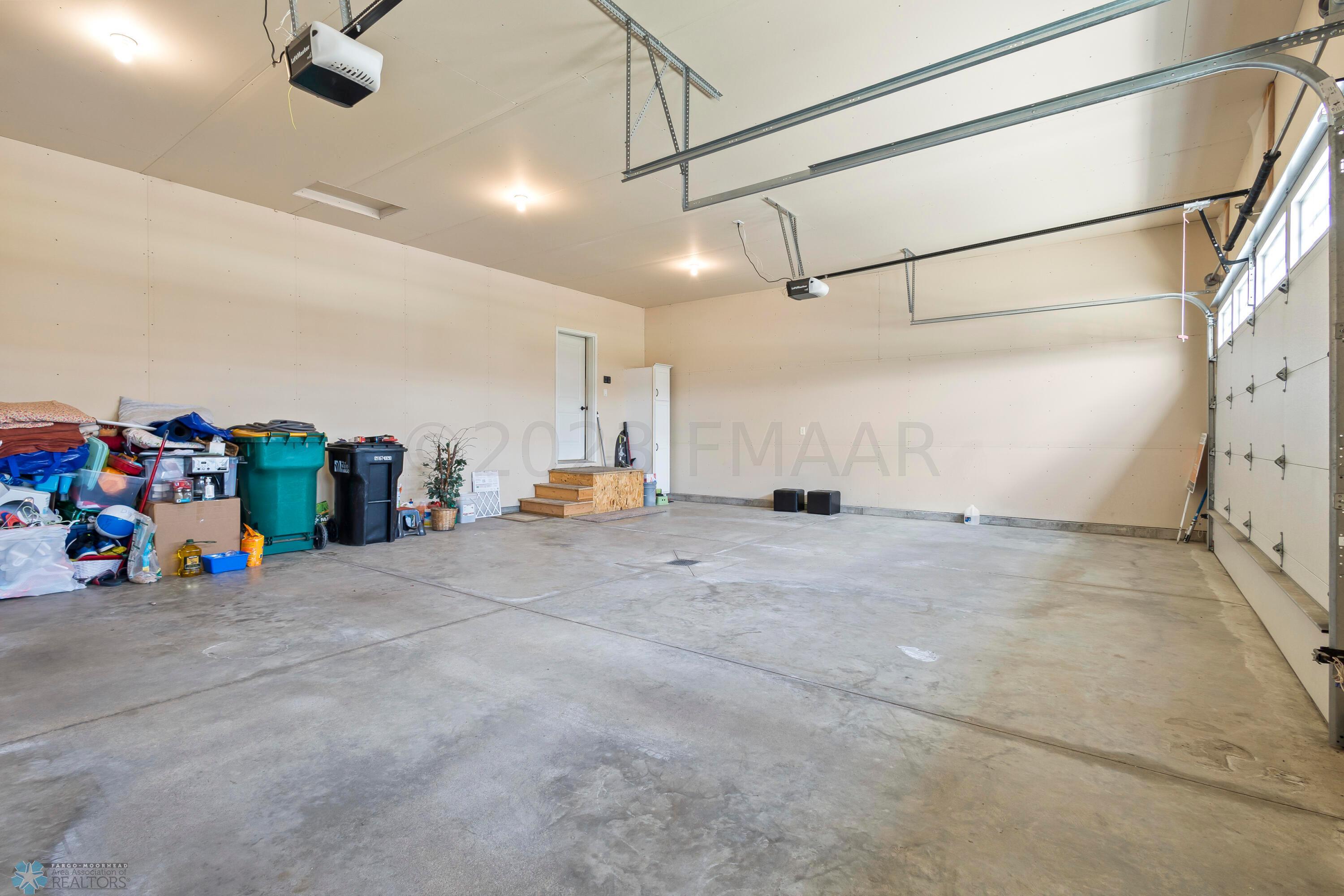 Finished 3 stall garage