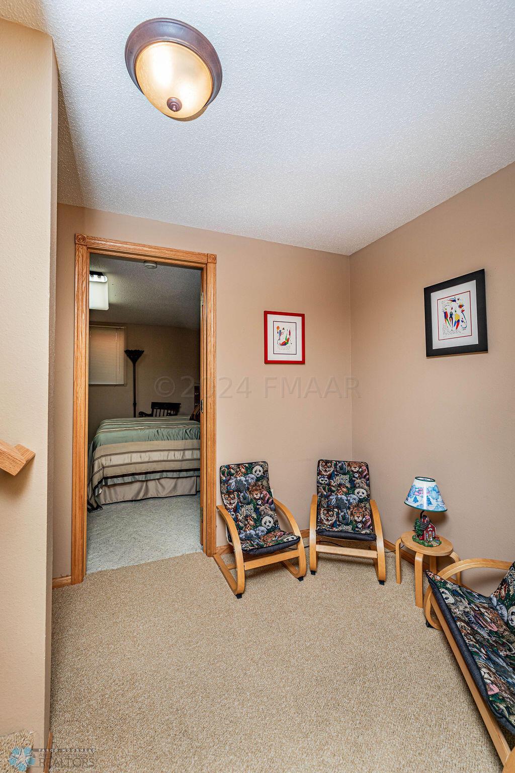 Small Sitting Area in Basement