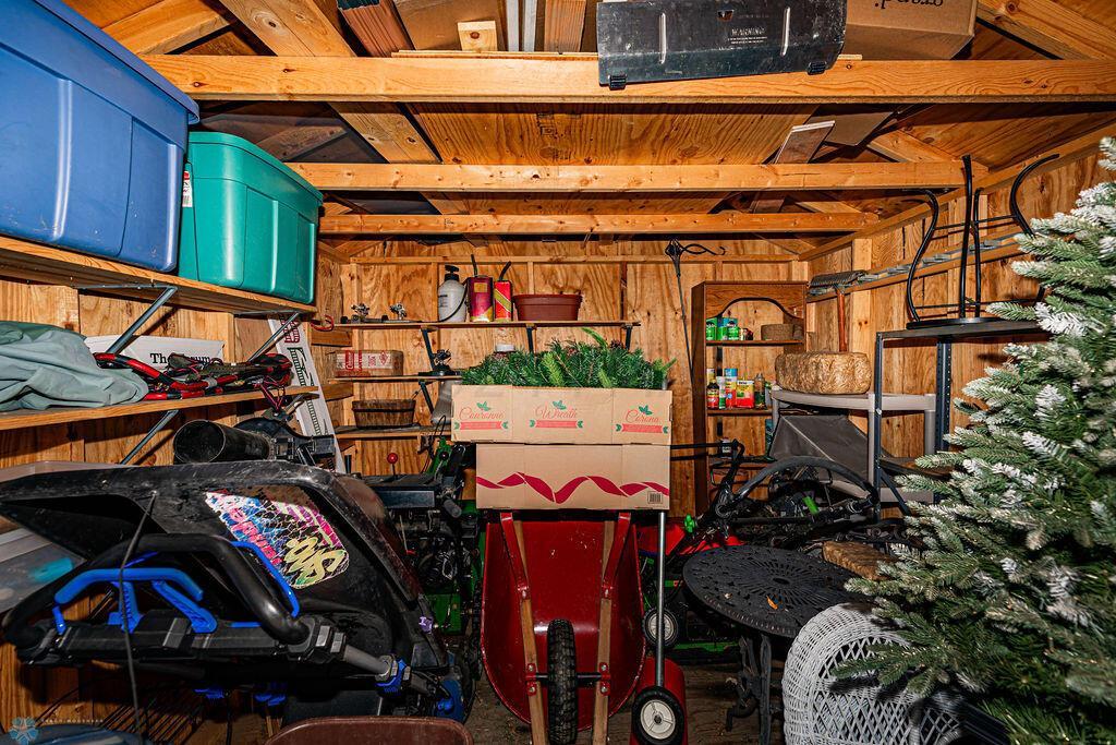 Shed is great Storage