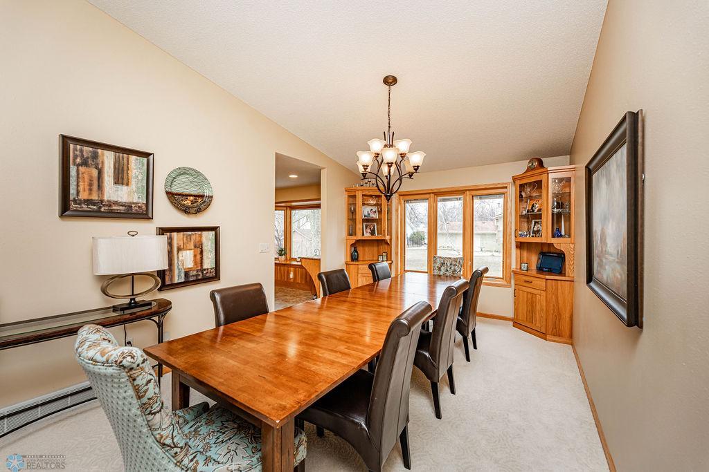 Spacious Dining Area with Built-Ins
