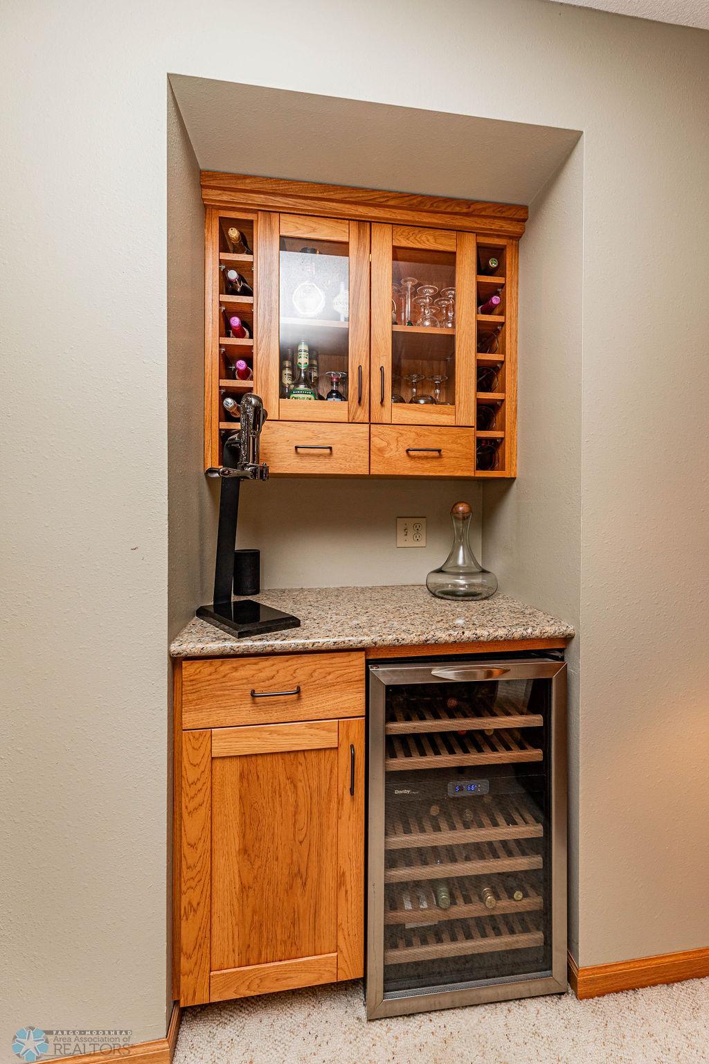 Family Room Wine Frig/Rack