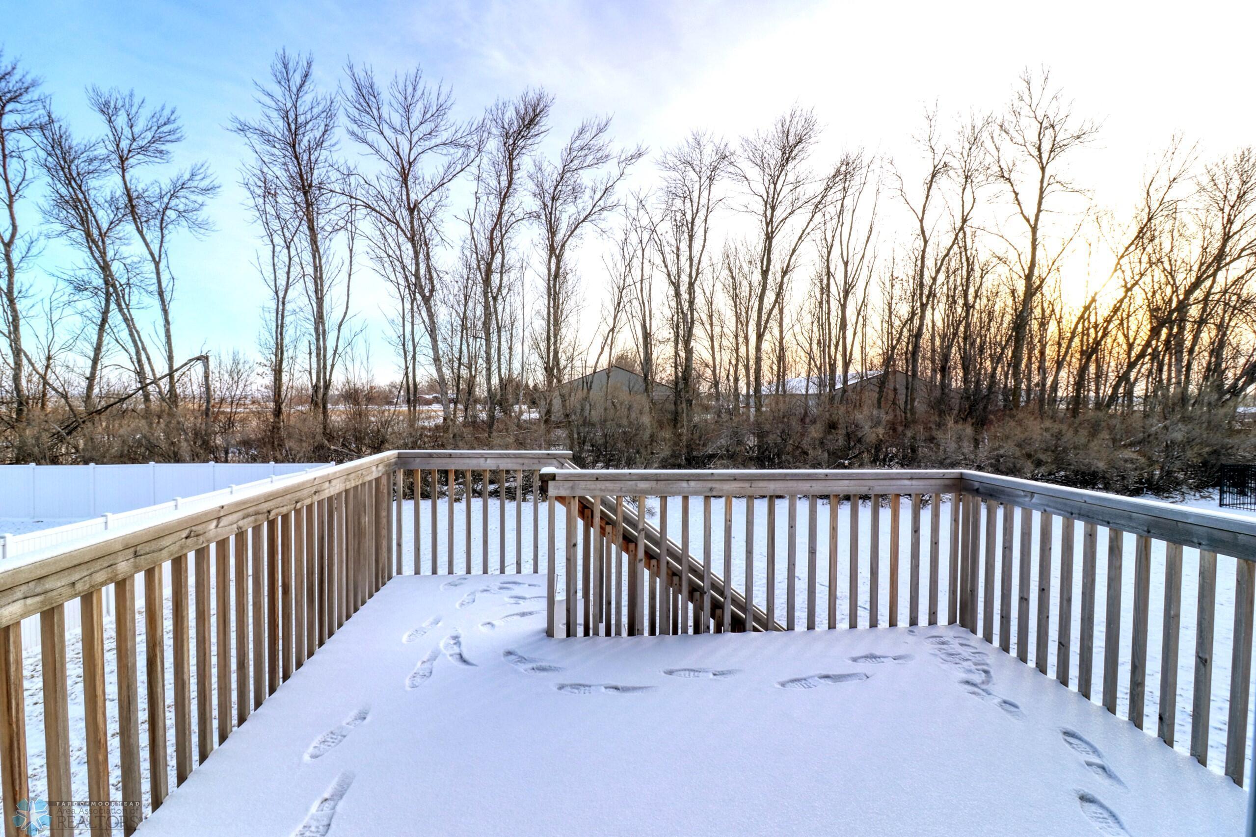 Backyard deck