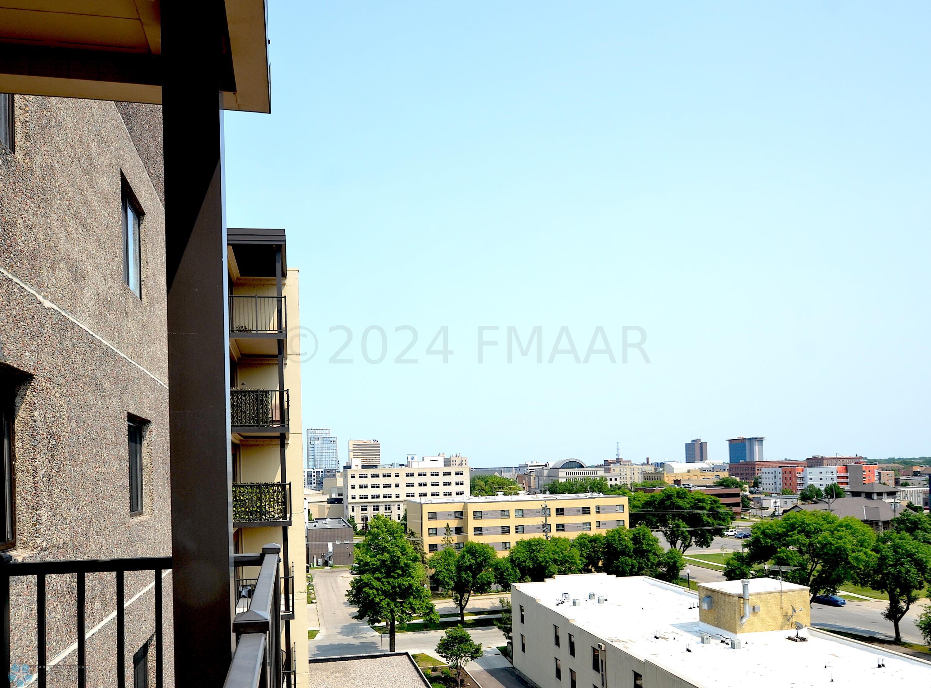 View east to downtown