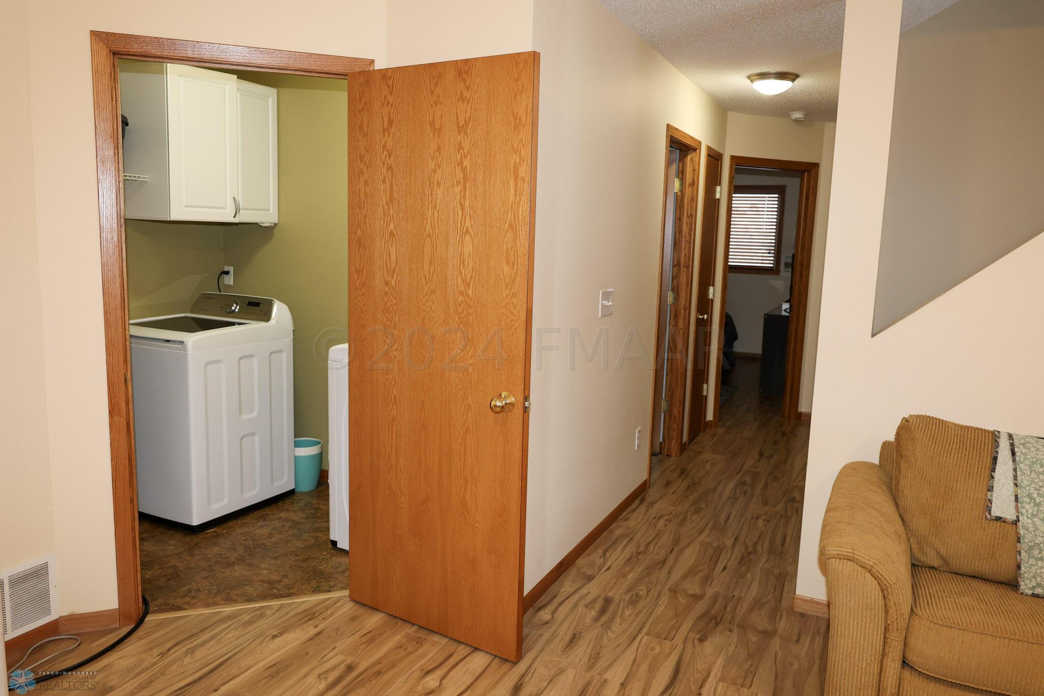 hallway/laundry