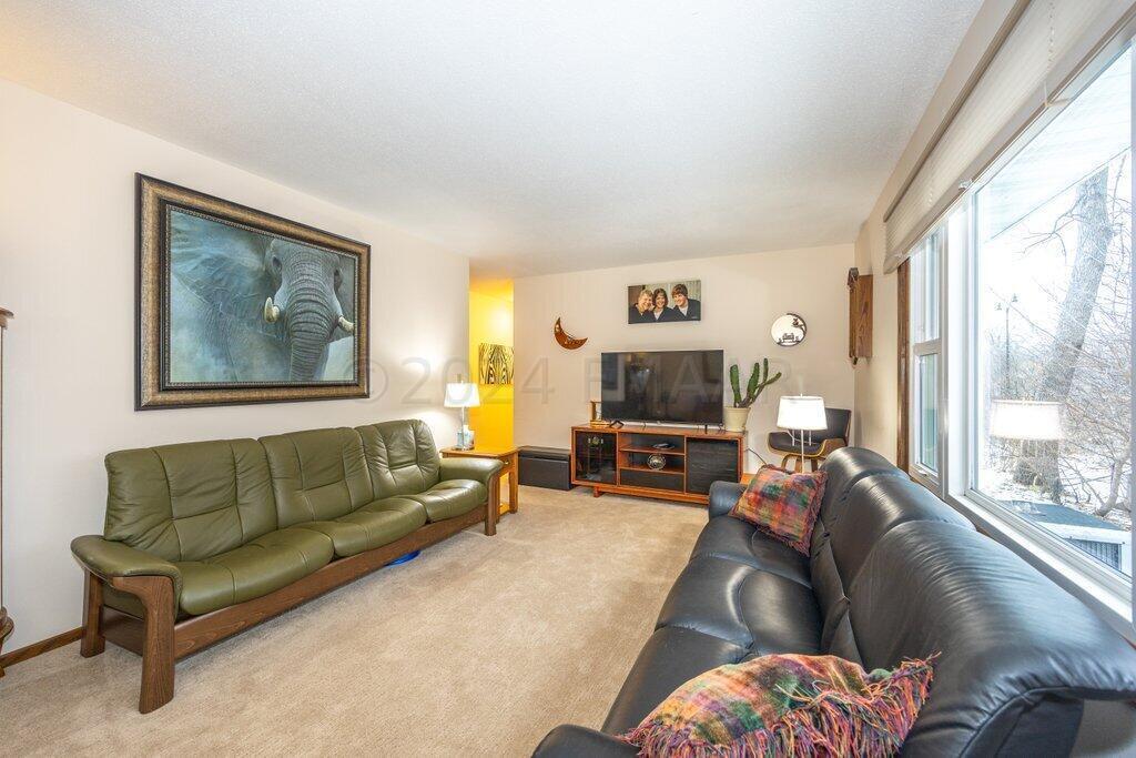 Spacious living room