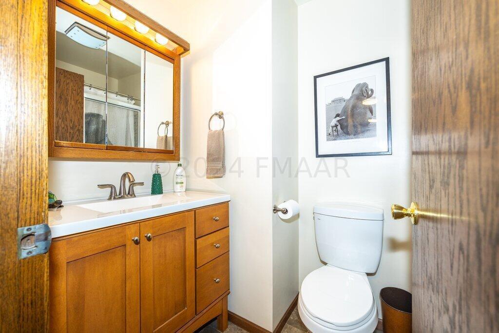 Hallway bathroom