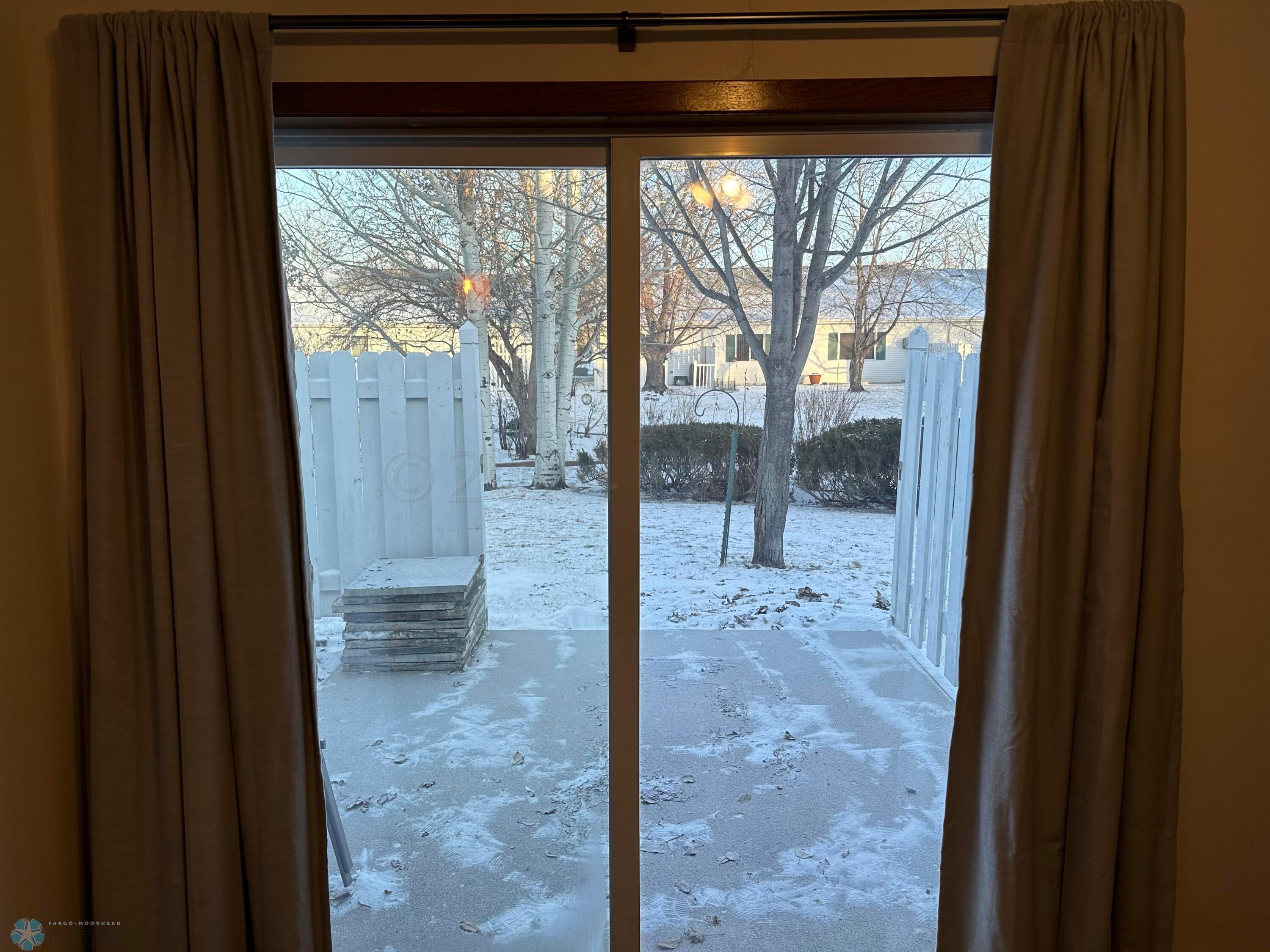 Private patio