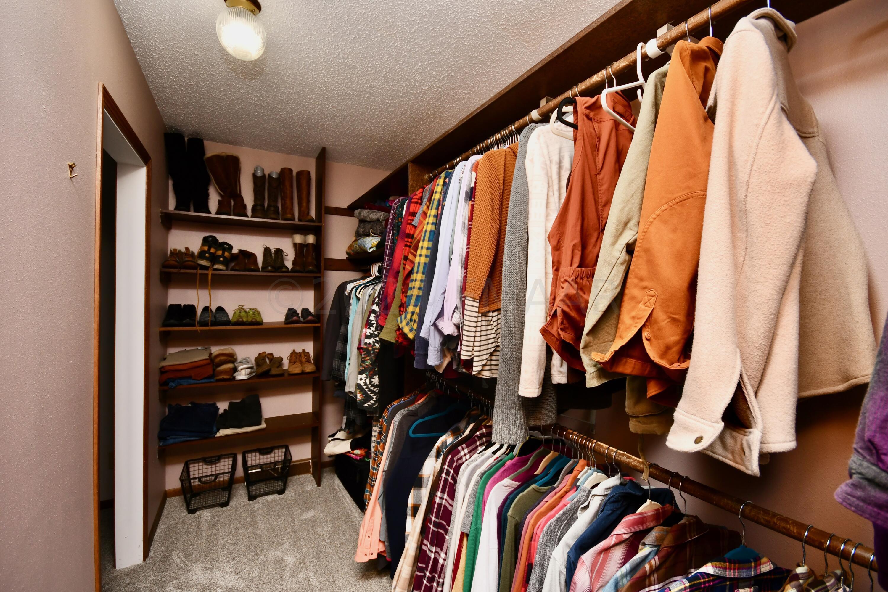 Primary closet