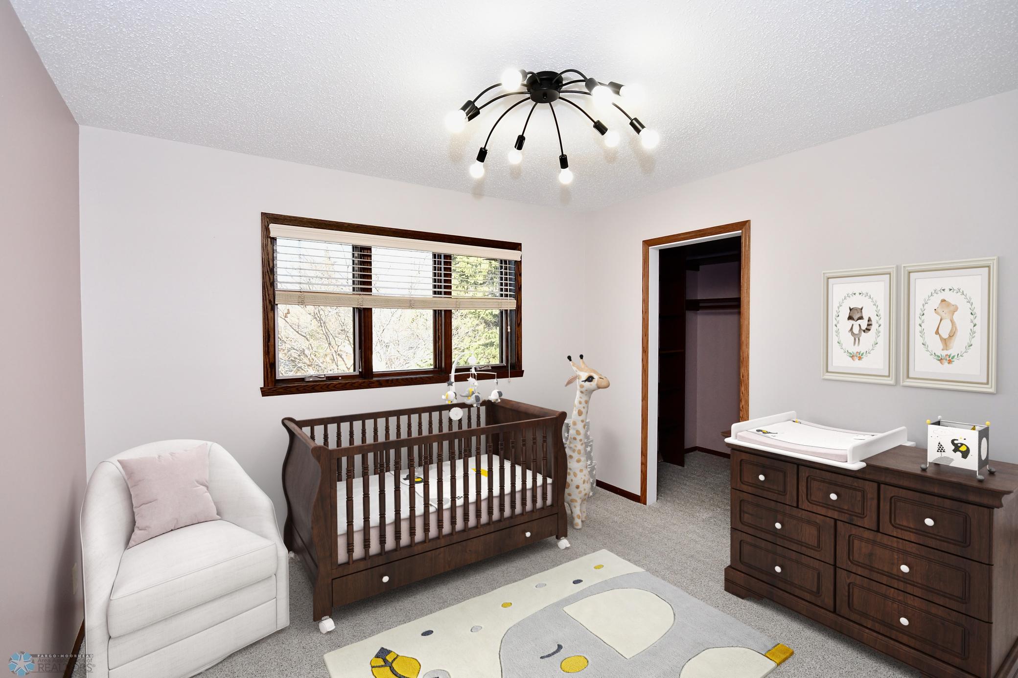 4th bedroom as nursery