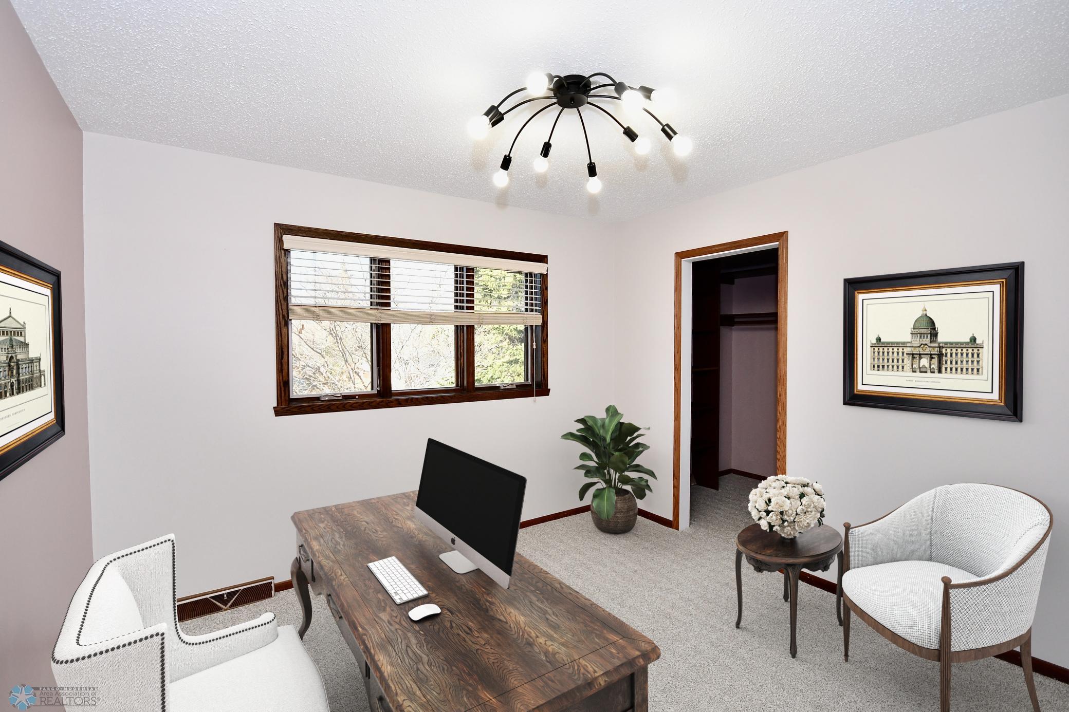 4th bedroom as office