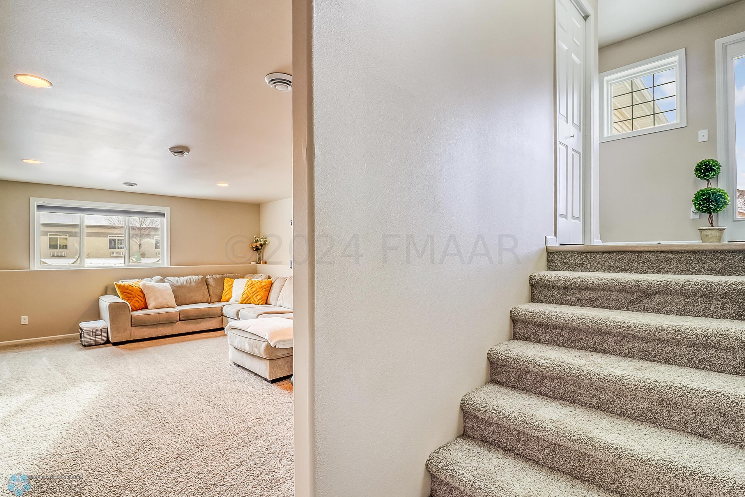 Entry to lower level