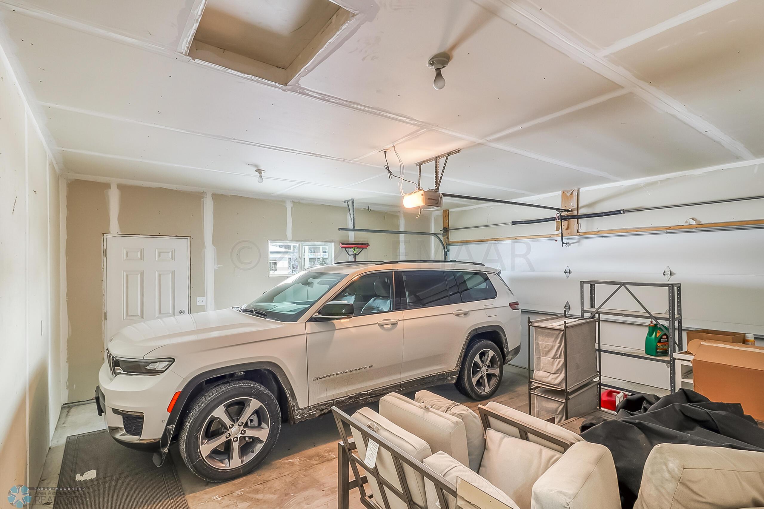 Finished 2 stall Garage
