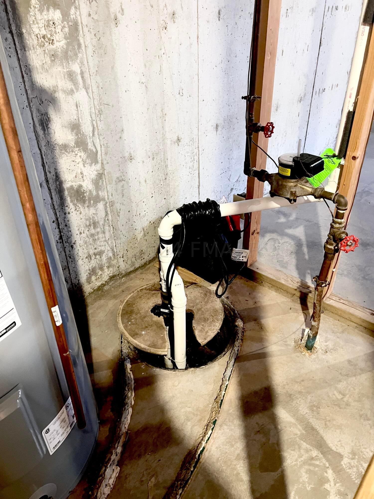Sump w/backup