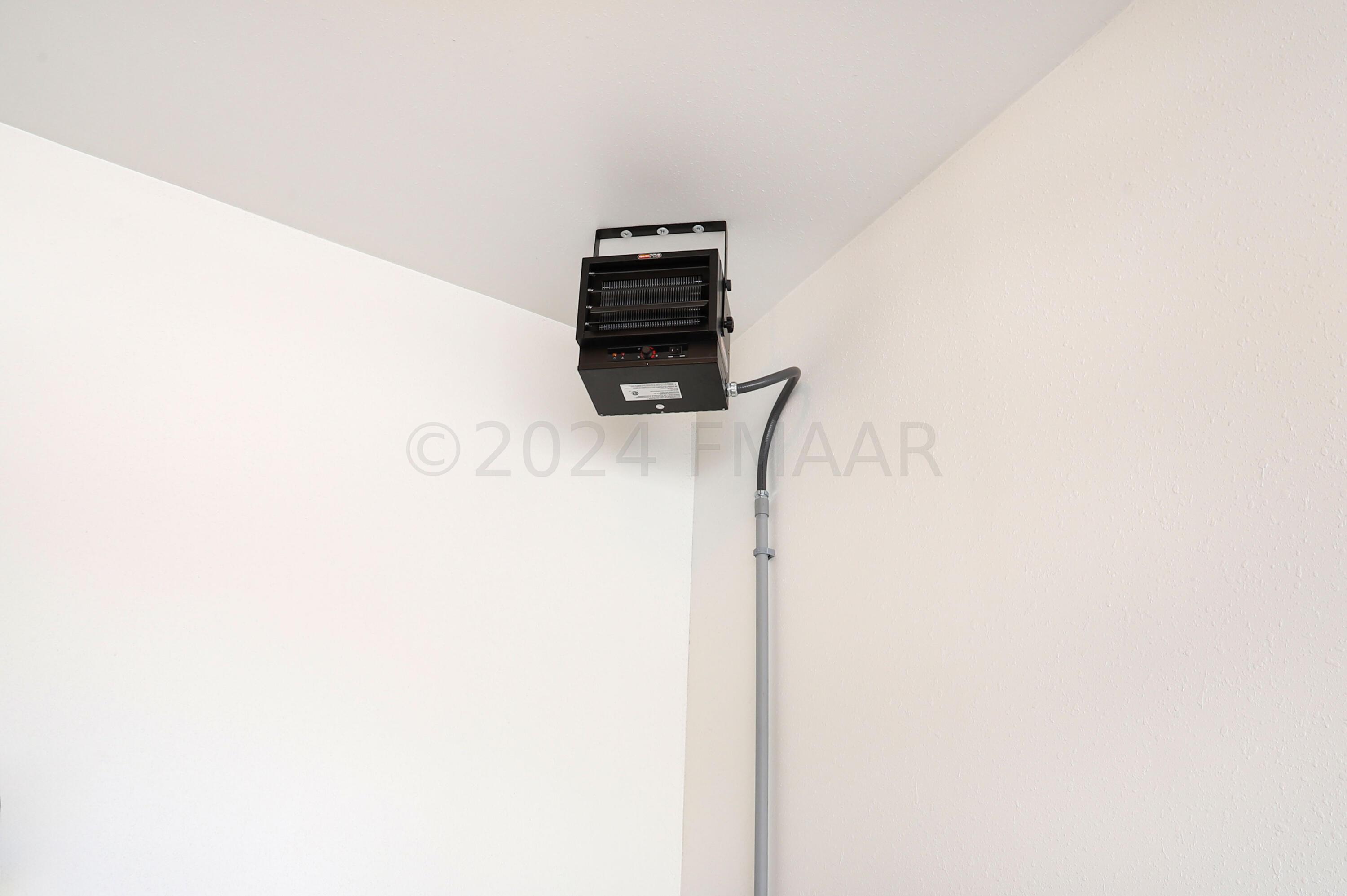 Ahhh...the garage heater.