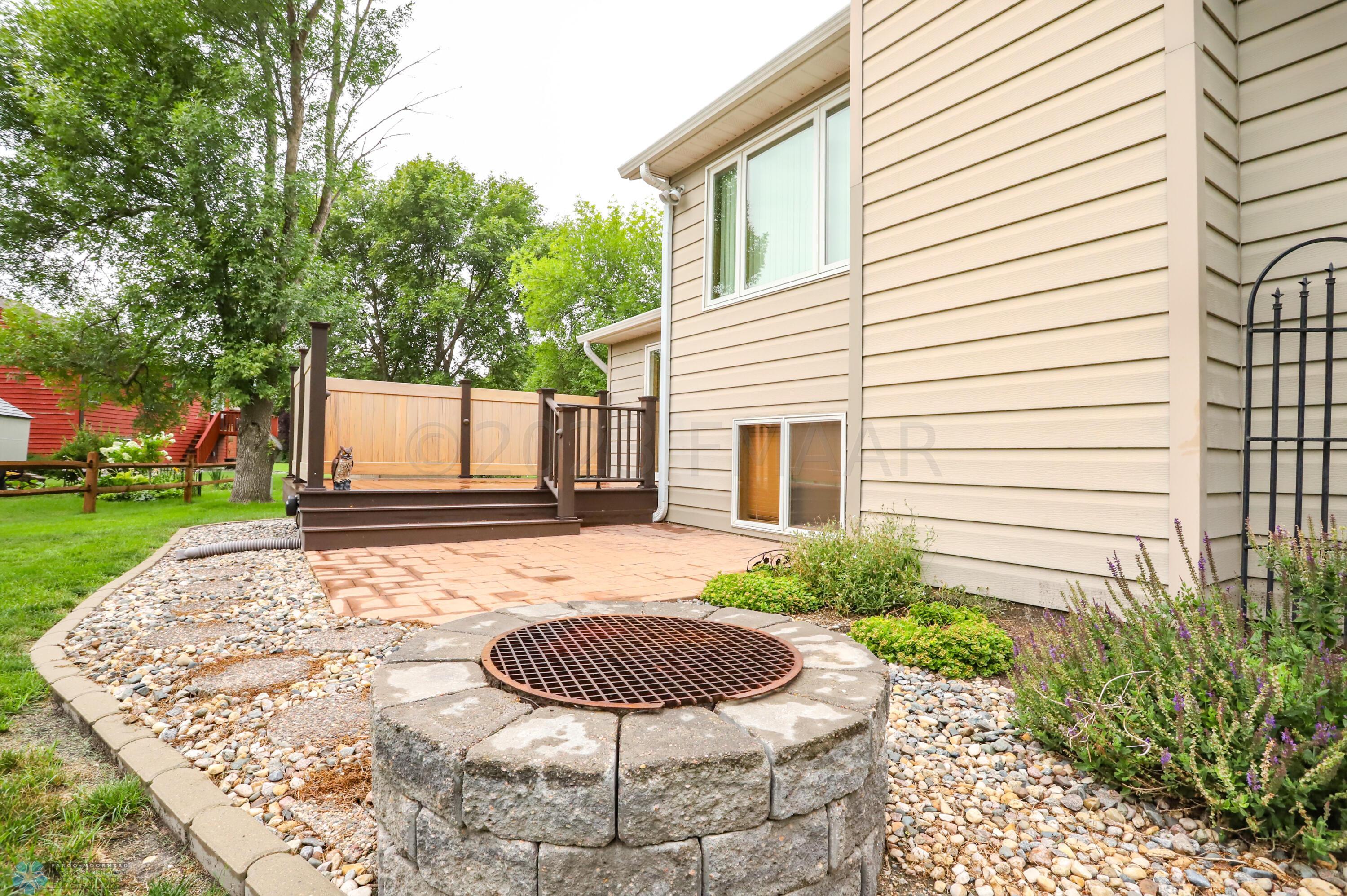 Built in Fire pit