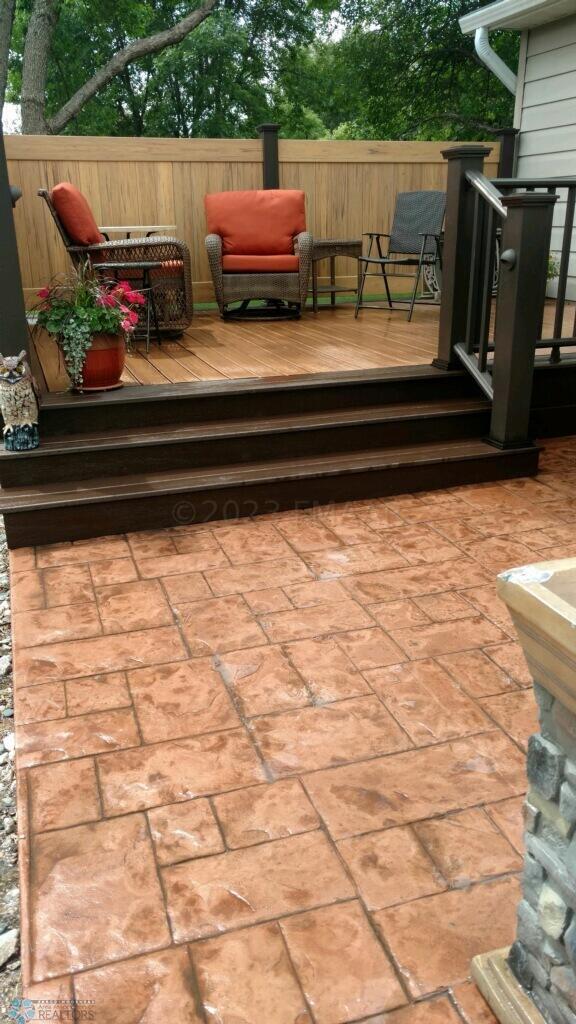 Patio and deck