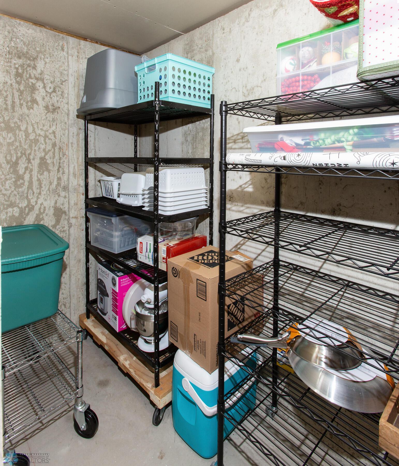 Basement Storage Area