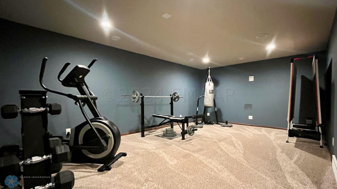 (68) Gym (wired to be home theater)