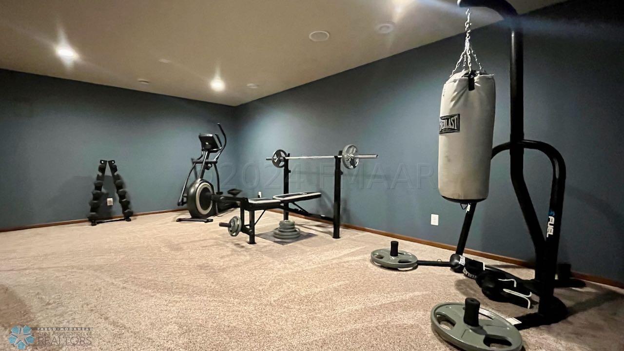 (69) Gym (wired to be home theater)