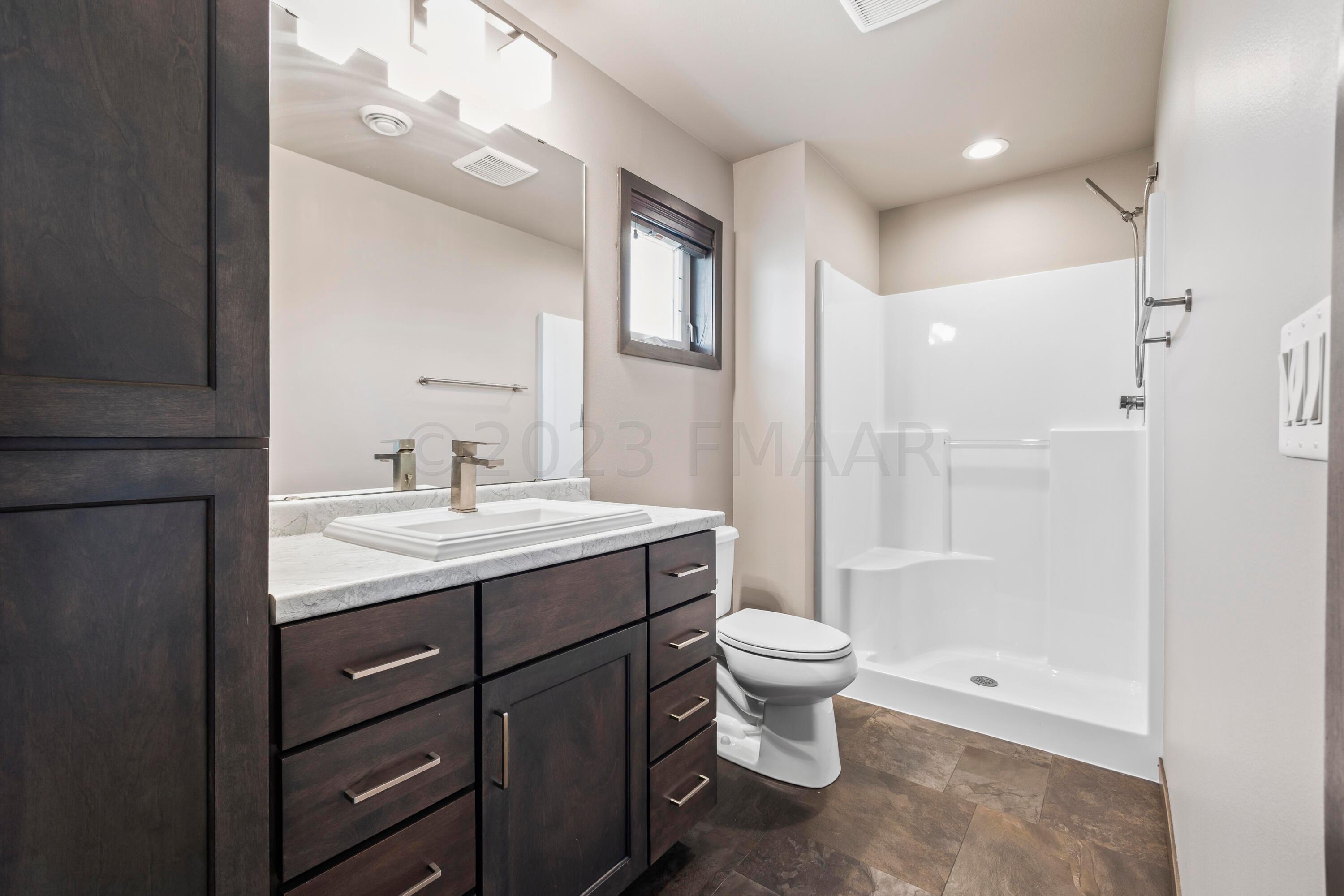 Basement 3/4 bath