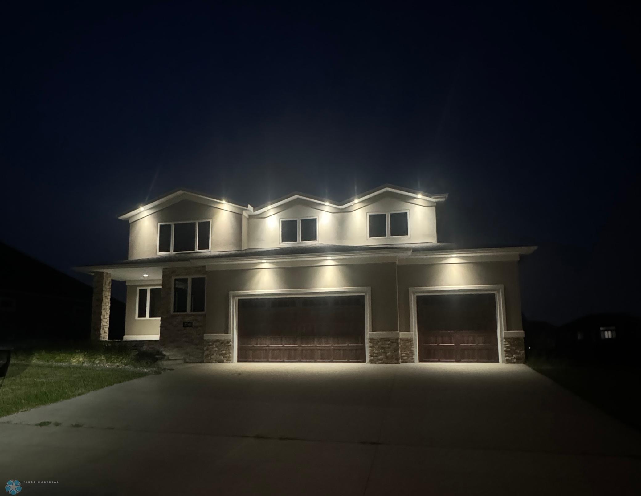 House at night