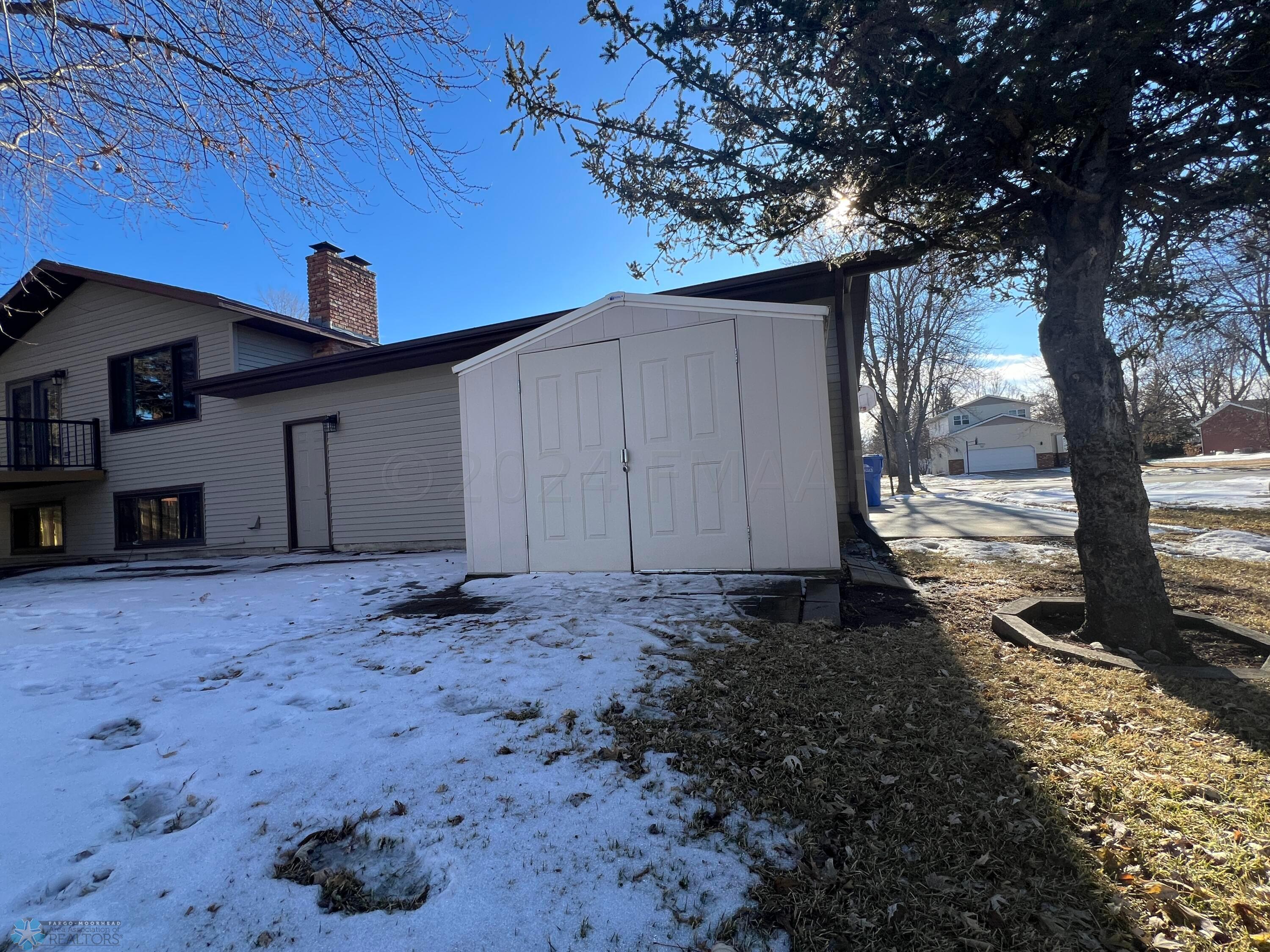 Storage Shed included